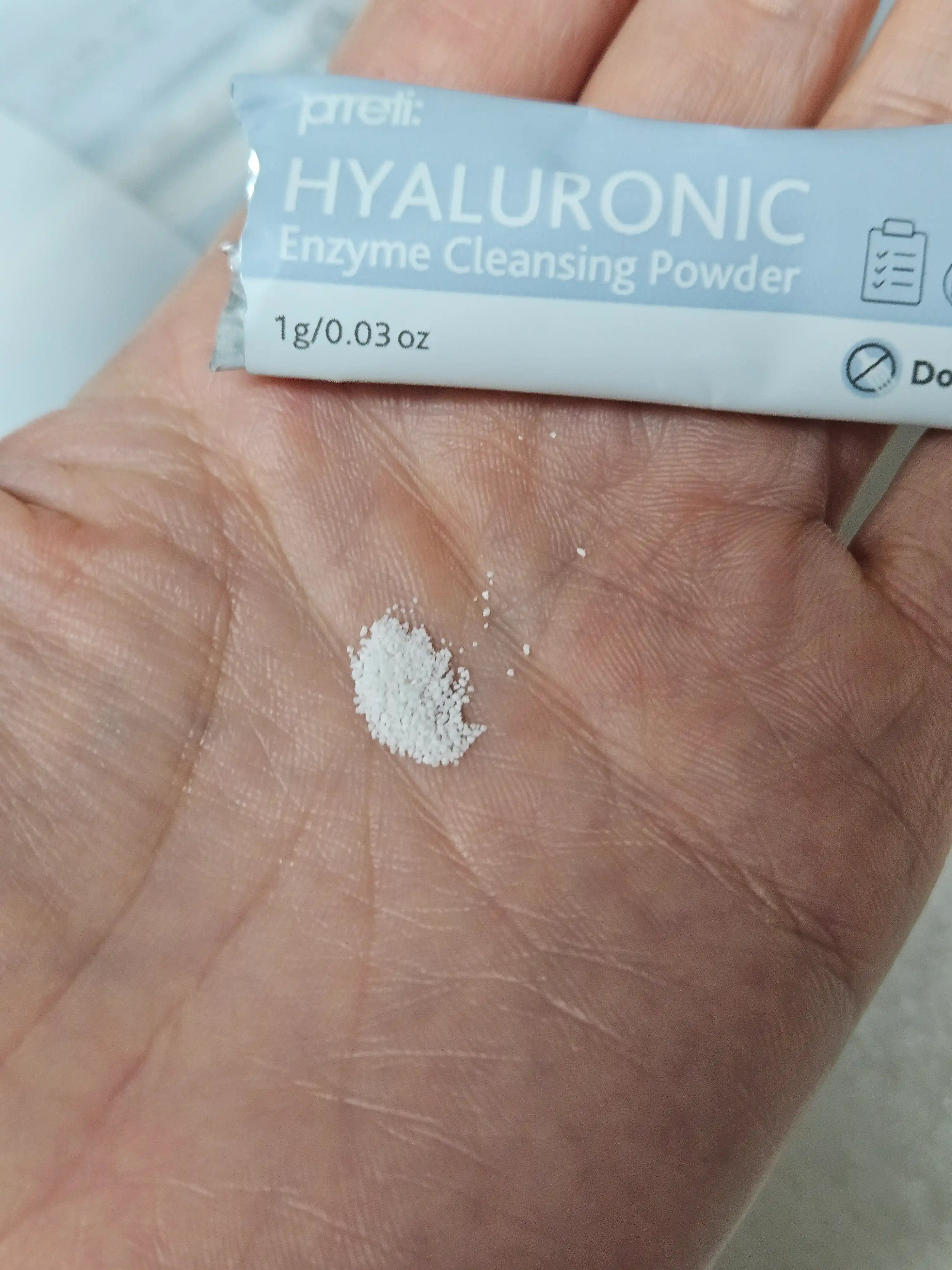 언니의파우치 리뷰 이미지 3 - [약산성 히알루로닉 클렌징 파우더]