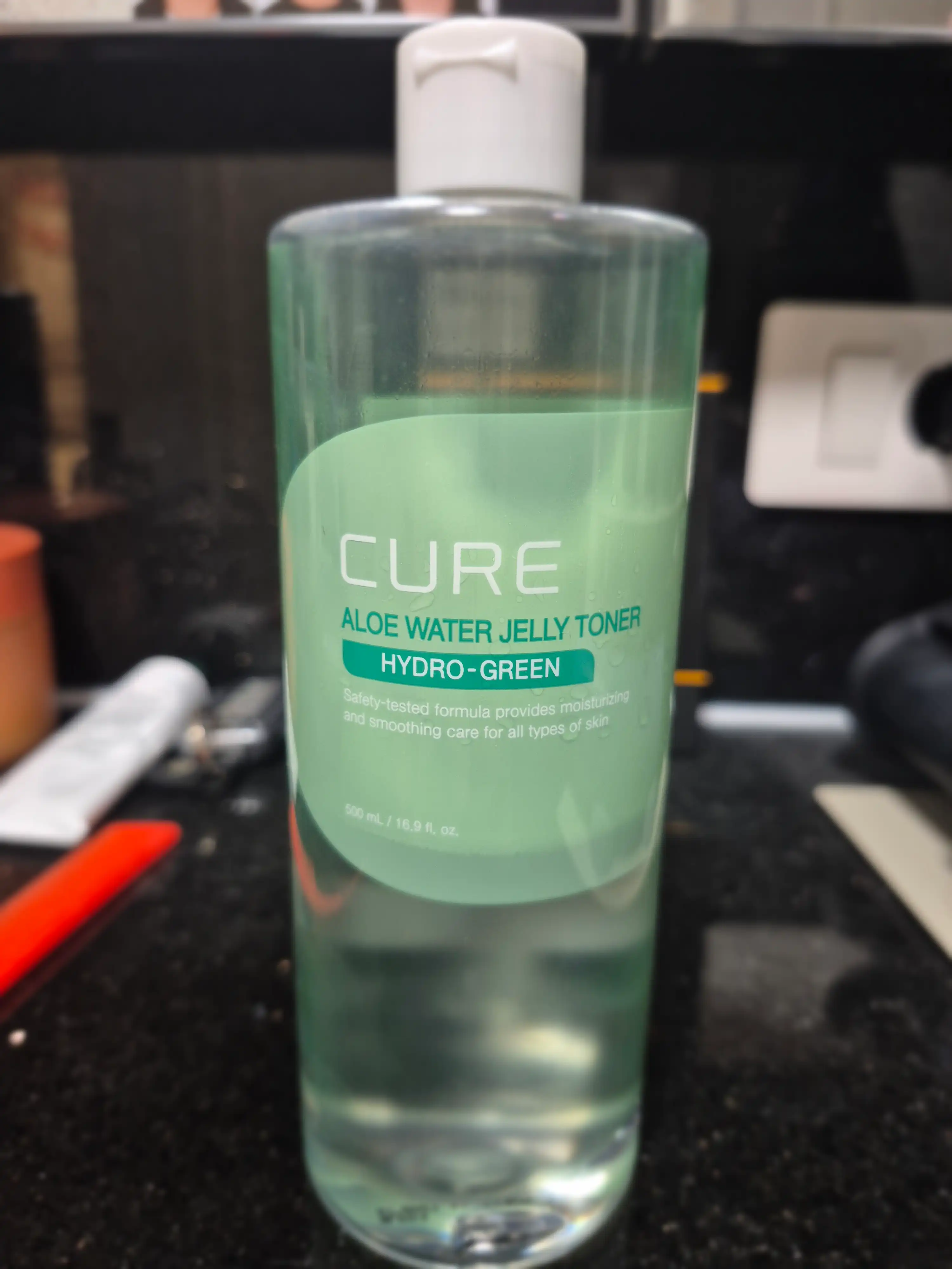 언니의파우치 리뷰 이미지 - [큐어 알로에 워터 젤리 토너]