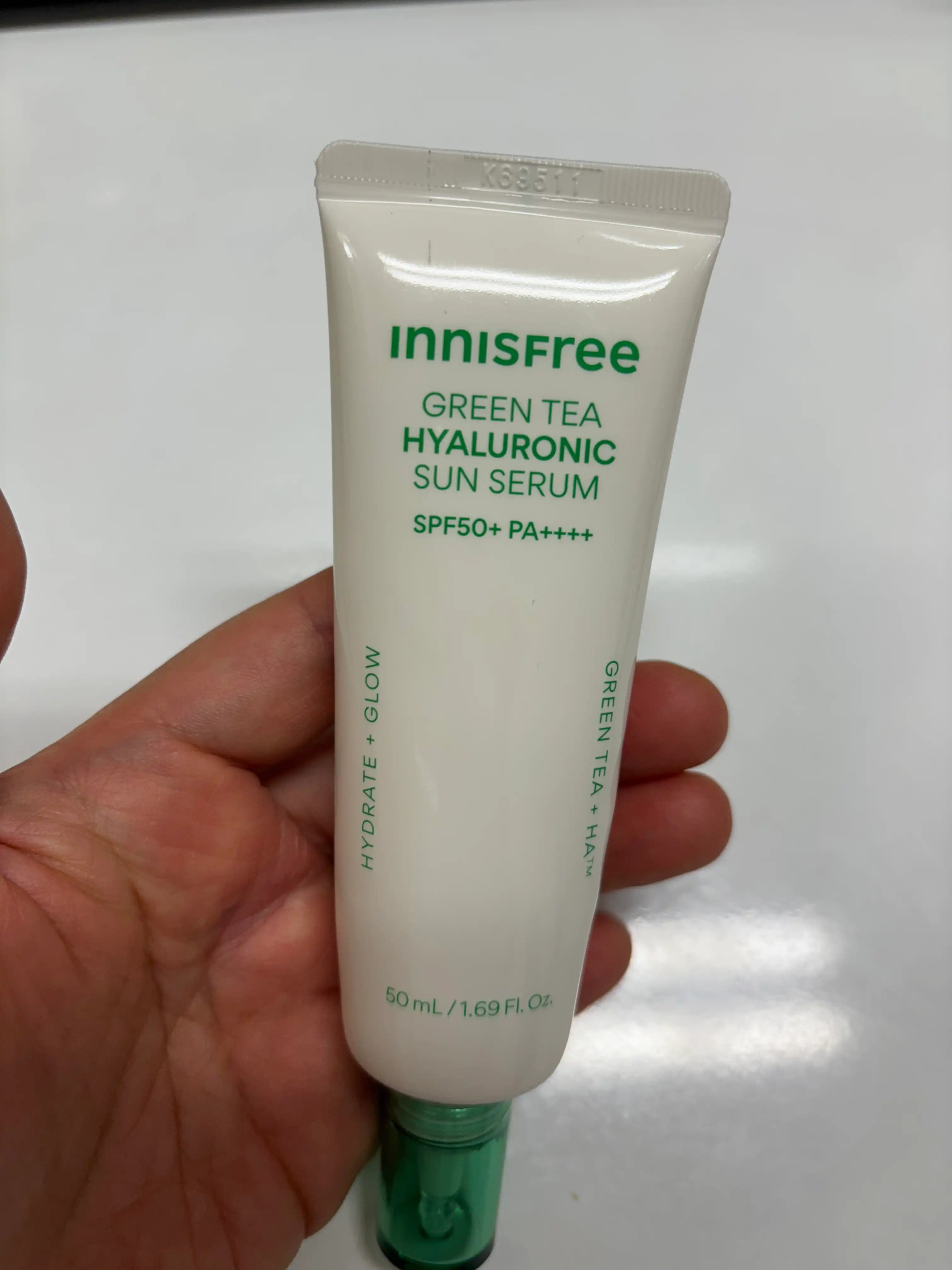 언니의파우치 리뷰 이미지 - [그린티 히알루론산 진정 수분 선세럼]