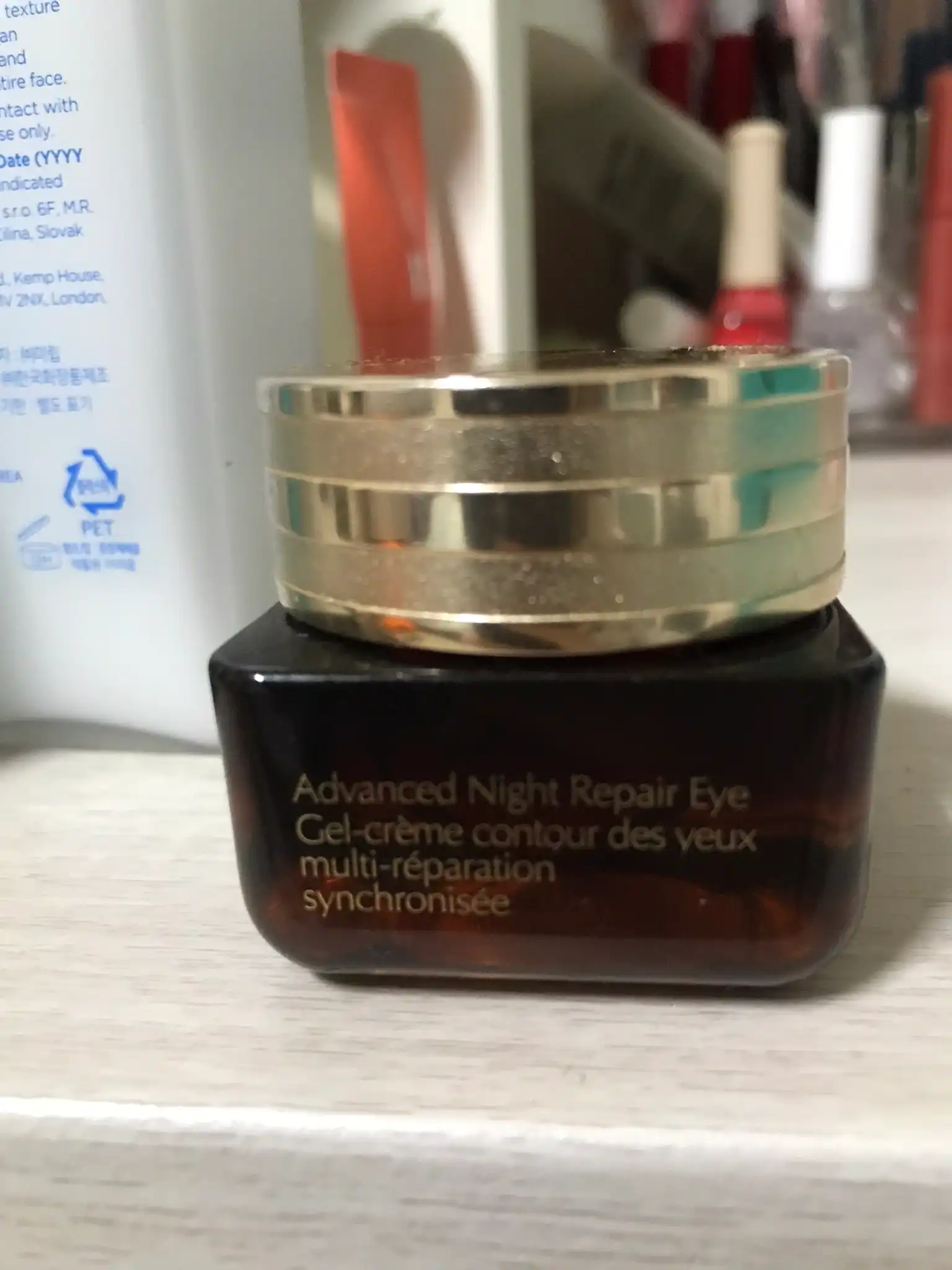 언니의파우치 리뷰 이미지 2 - [어드밴스드 나이트 리페어 수퍼차지드 아이 젤 크림]