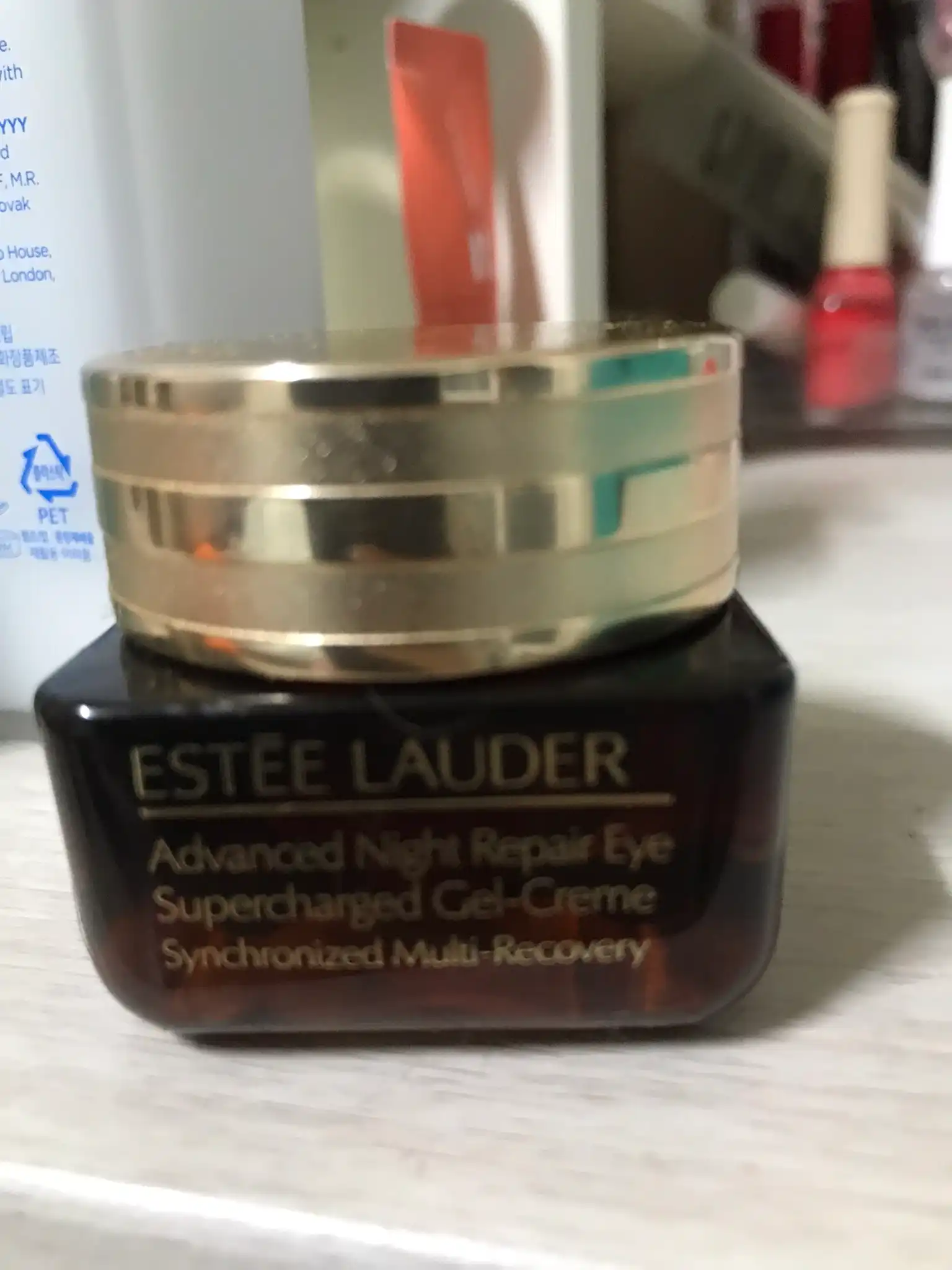 언니의파우치 리뷰 이미지 - [어드밴스드 나이트 리페어 수퍼차지드 아이 젤 크림]