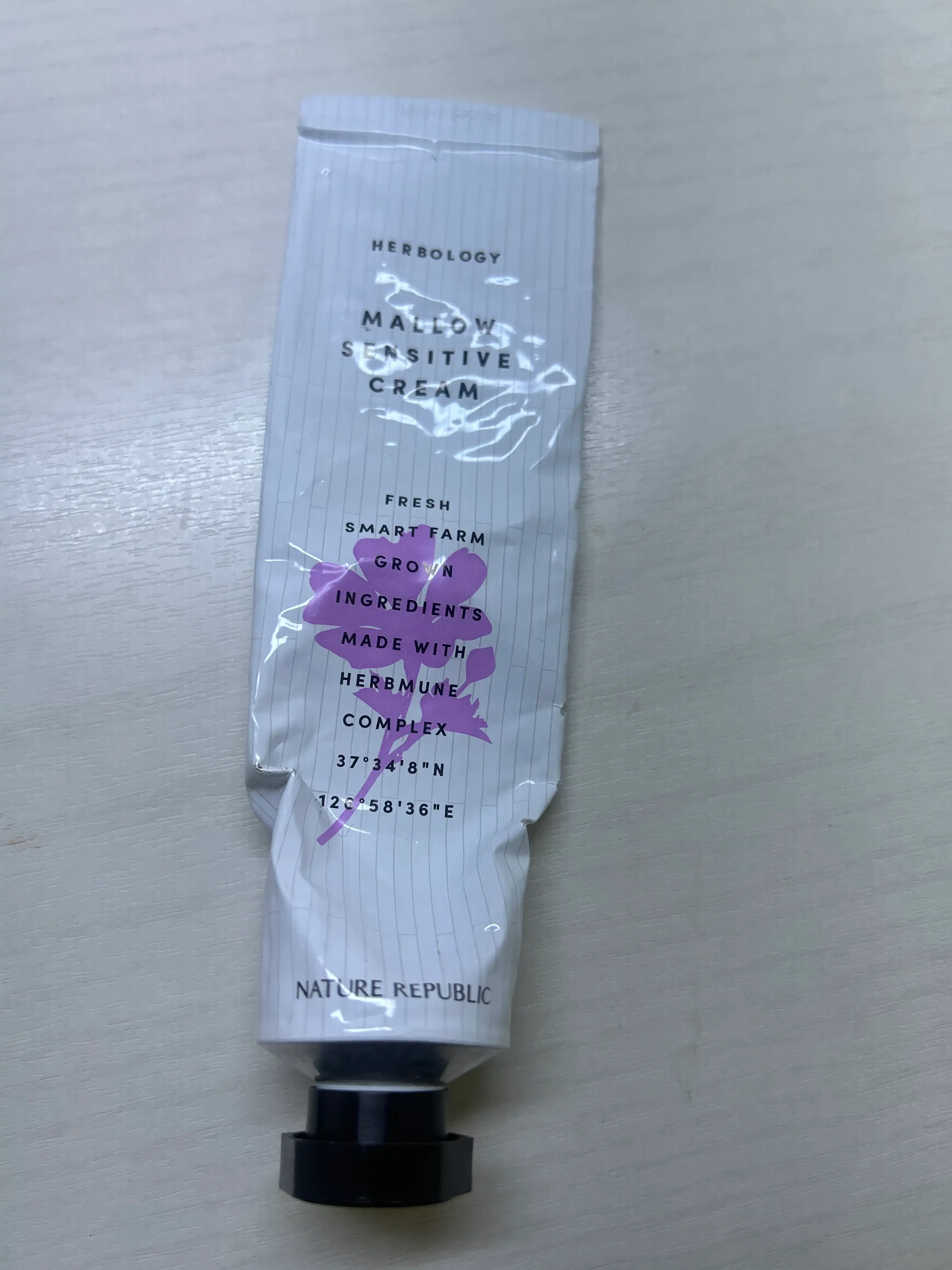 언니의파우치 리뷰 이미지 2 - [허브올로지 크림 [말로우 센시티브]]