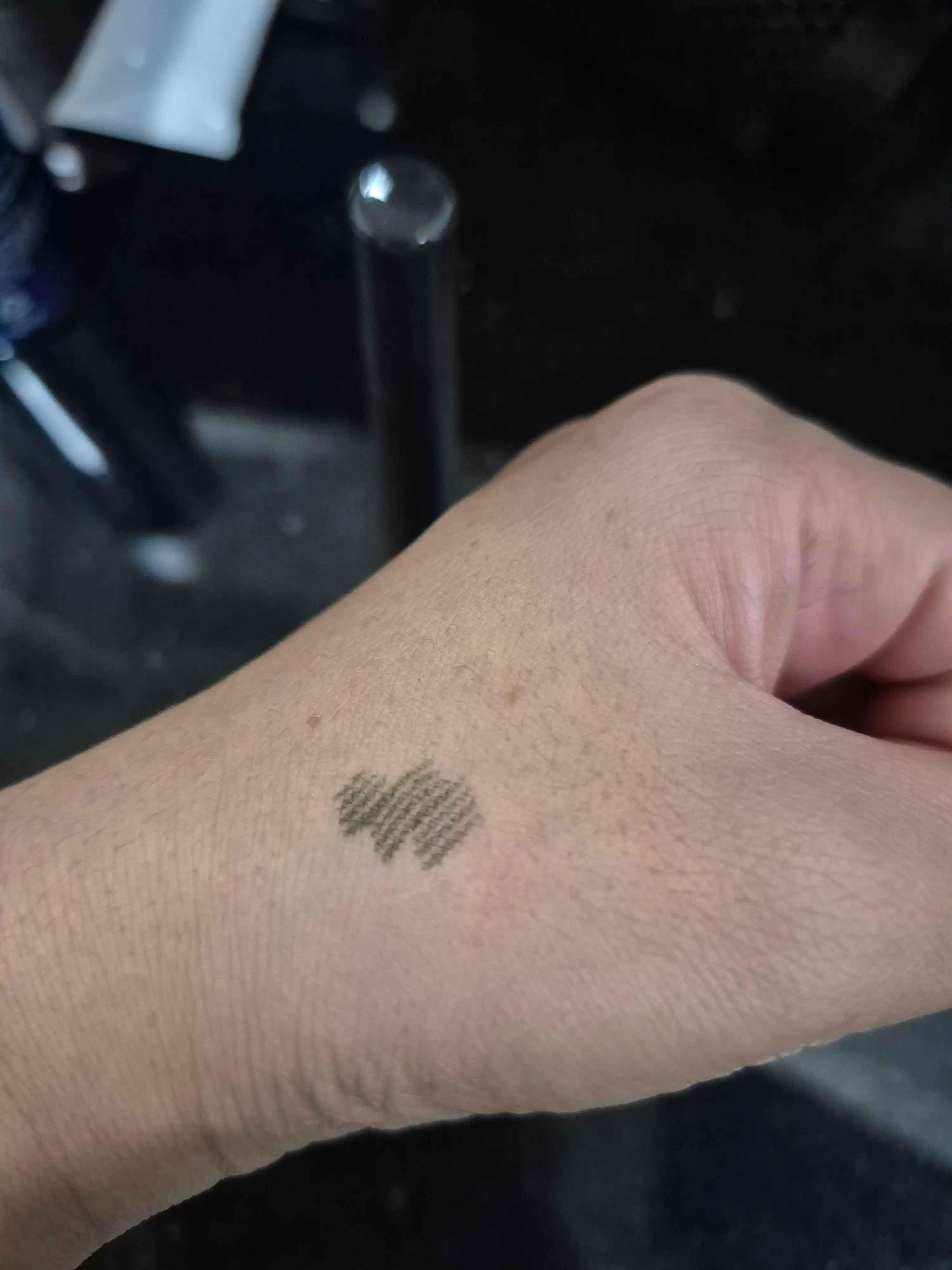 언니의파우치 리뷰 이미지 3 - [포크 아이브로우 틴트 [04 그레이 블랙]]