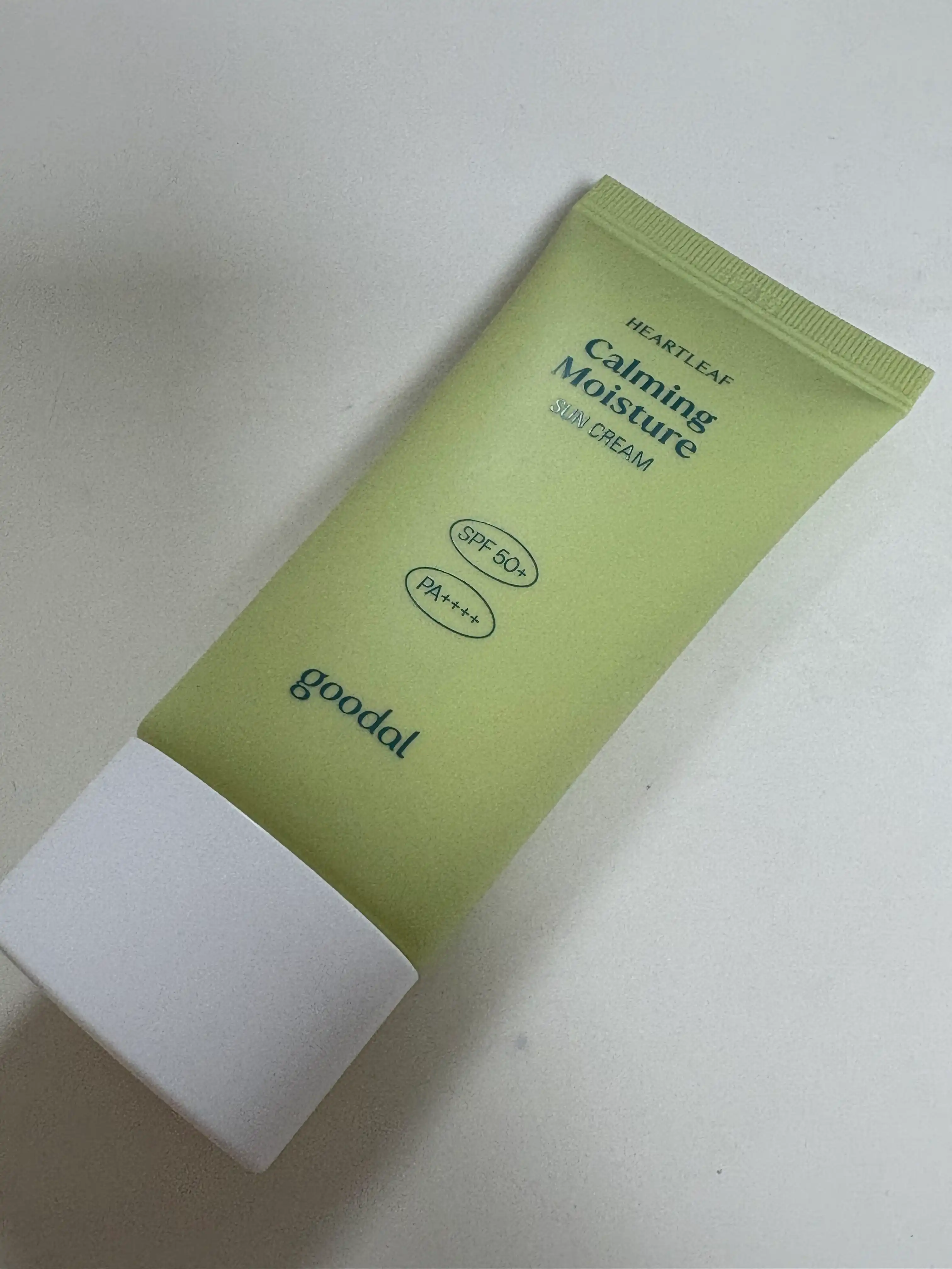 언니의파우치 리뷰 이미지 - [맑은 어성초 진정 수분 선크림]