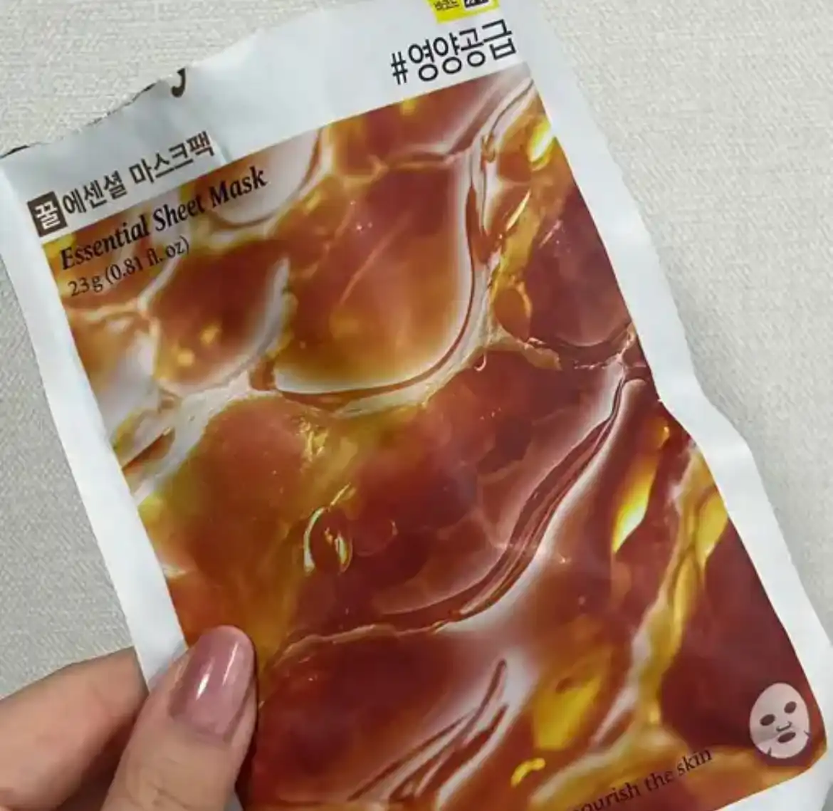 언니의파우치 리뷰 이미지 - [에센셜 마스크 시트 꿀]