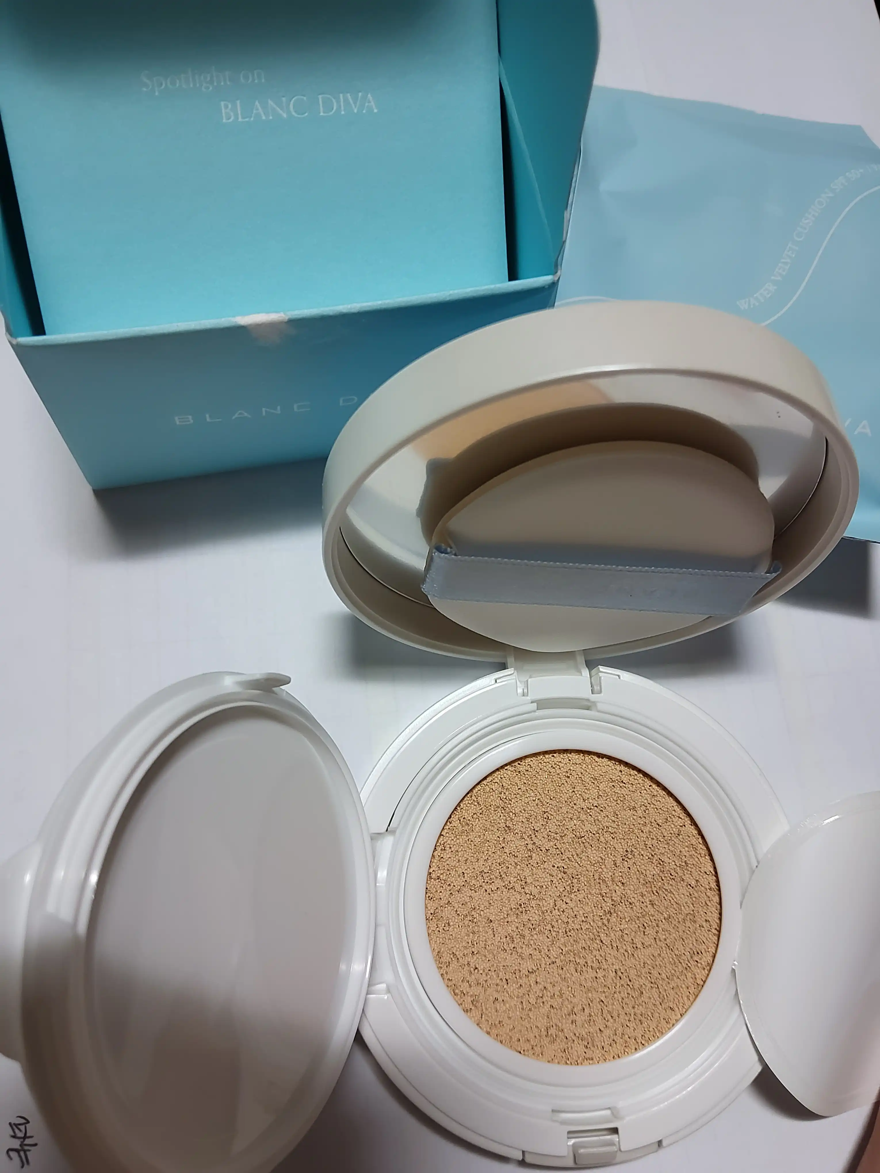 언니의파우치 리뷰 이미지 - [워터벨벳 쿠션 팩트]