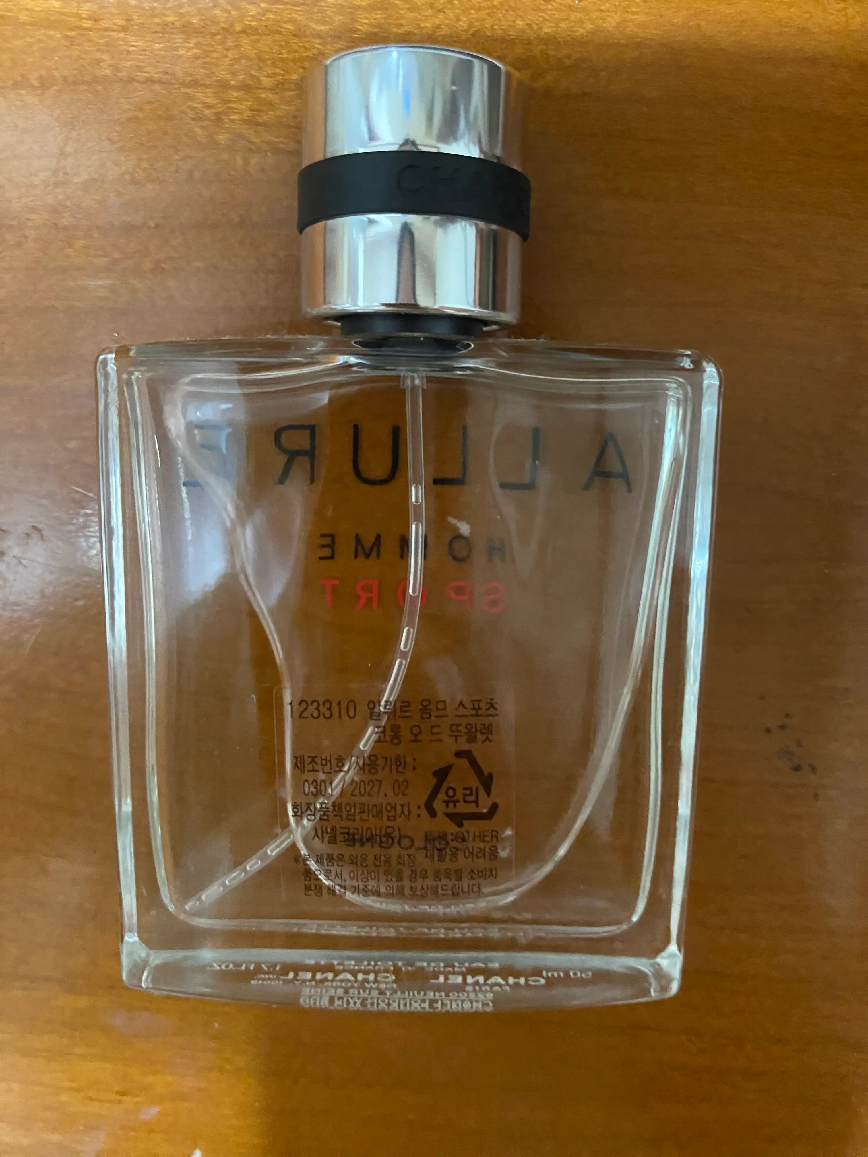 언니의파우치 리뷰 이미지 2 - [알뤼르 옴므 스포츠 코롱]