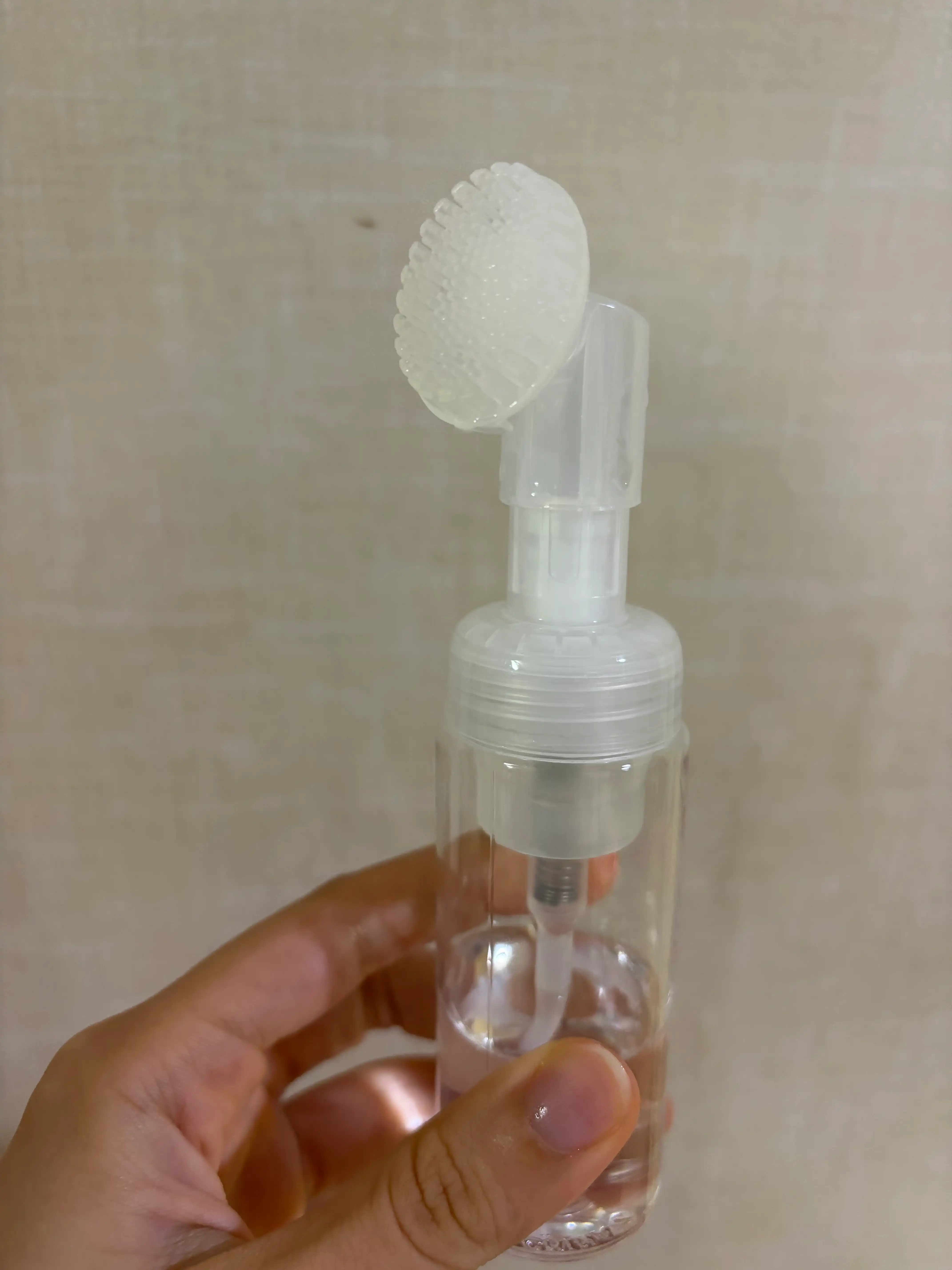 언니의파우치 리뷰 이미지 2 - [브러시 헤드 거품 용기]