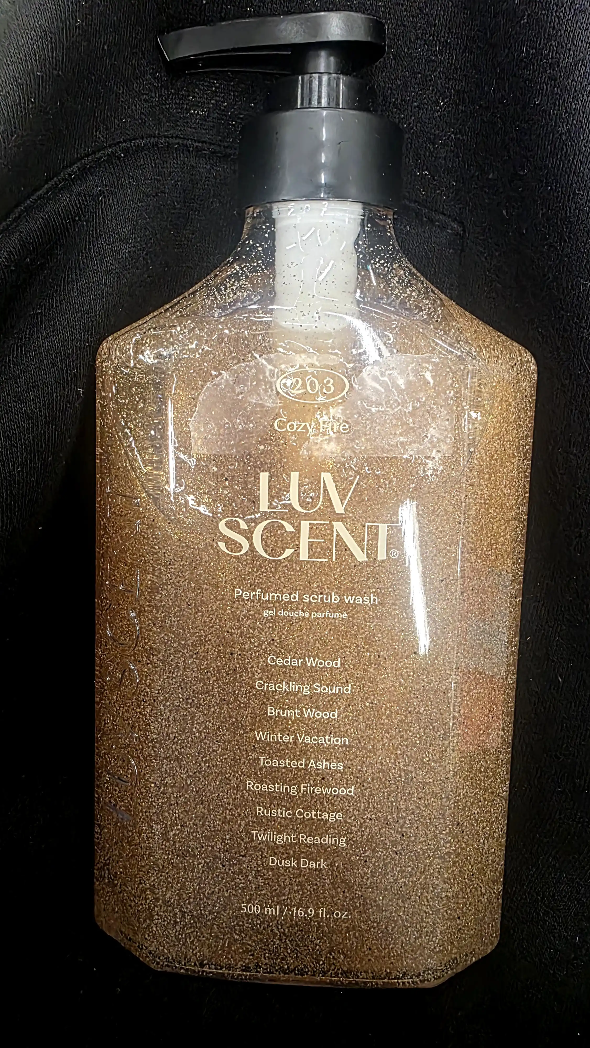 언니의파우치 리뷰 이미지 - [스크럽 바디워시 코지파이어 시더우드향]