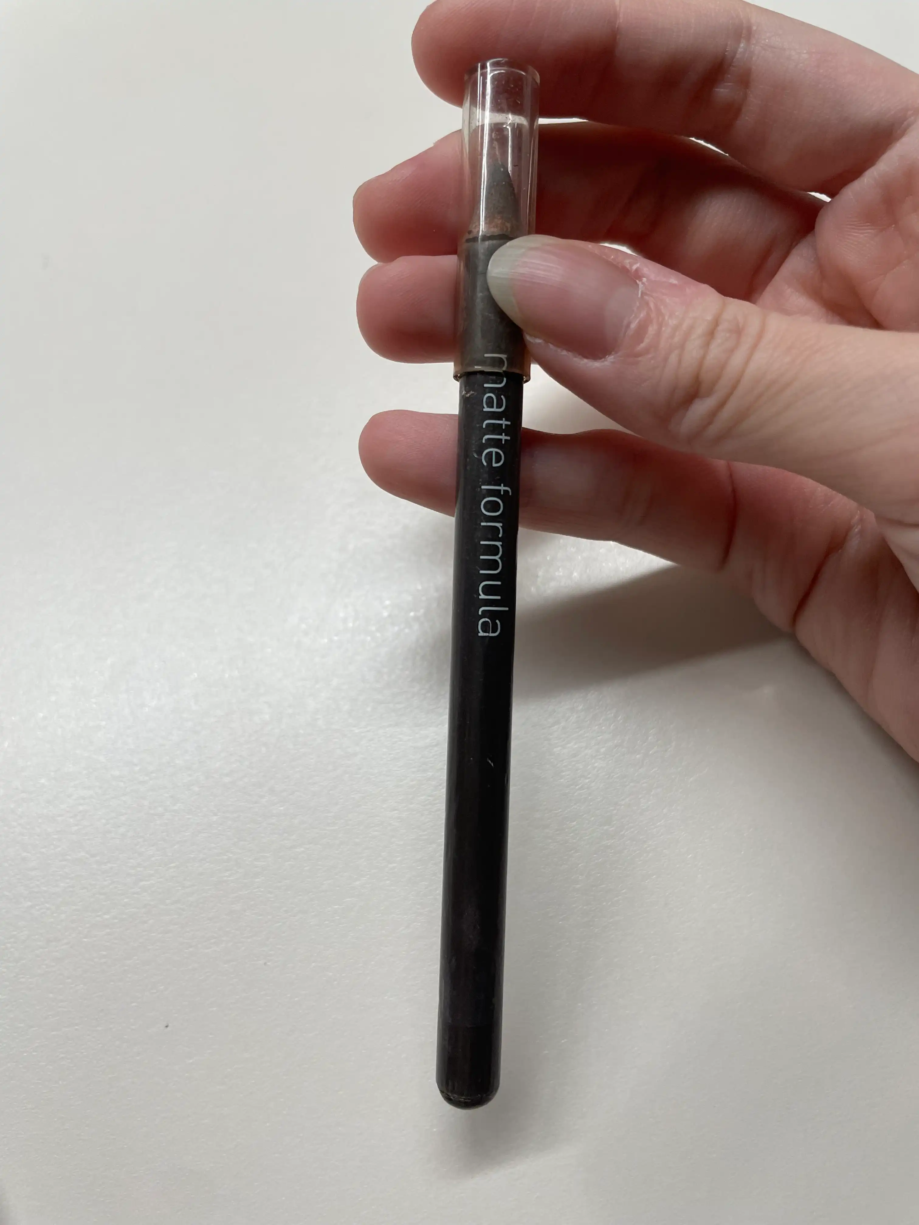 언니의파우치 리뷰 이미지 - [매트 포뮬라 아이 브로우 펜슬 [6호 다크브라운/흑갈색]]