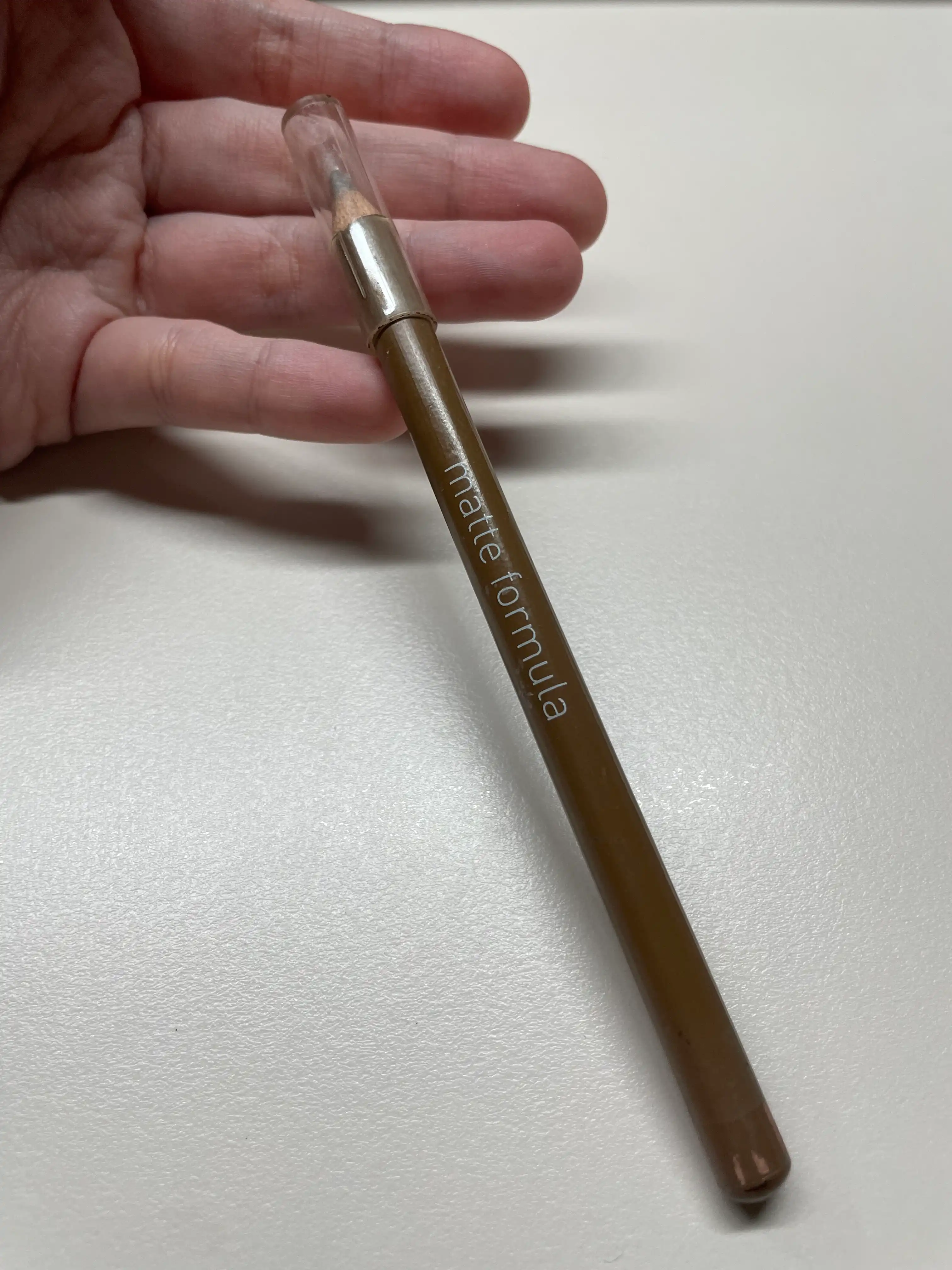 언니의파우치 리뷰 이미지 - [매트 포뮬라 아이 브로우 펜슬 [1호 라이트브라운(연갈색)]]