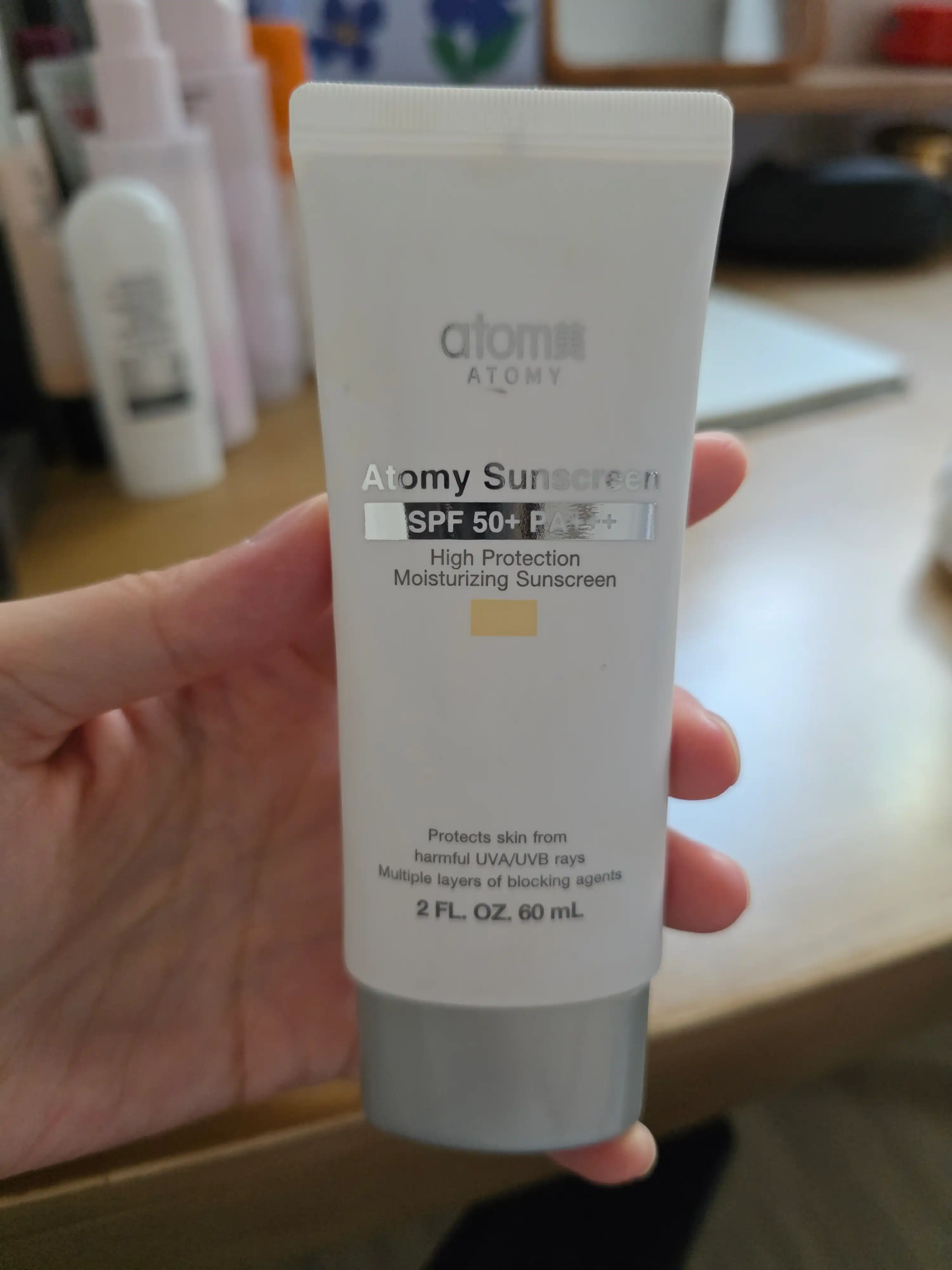 언니의파우치 리뷰 이미지 - [선크림 [베이지]]