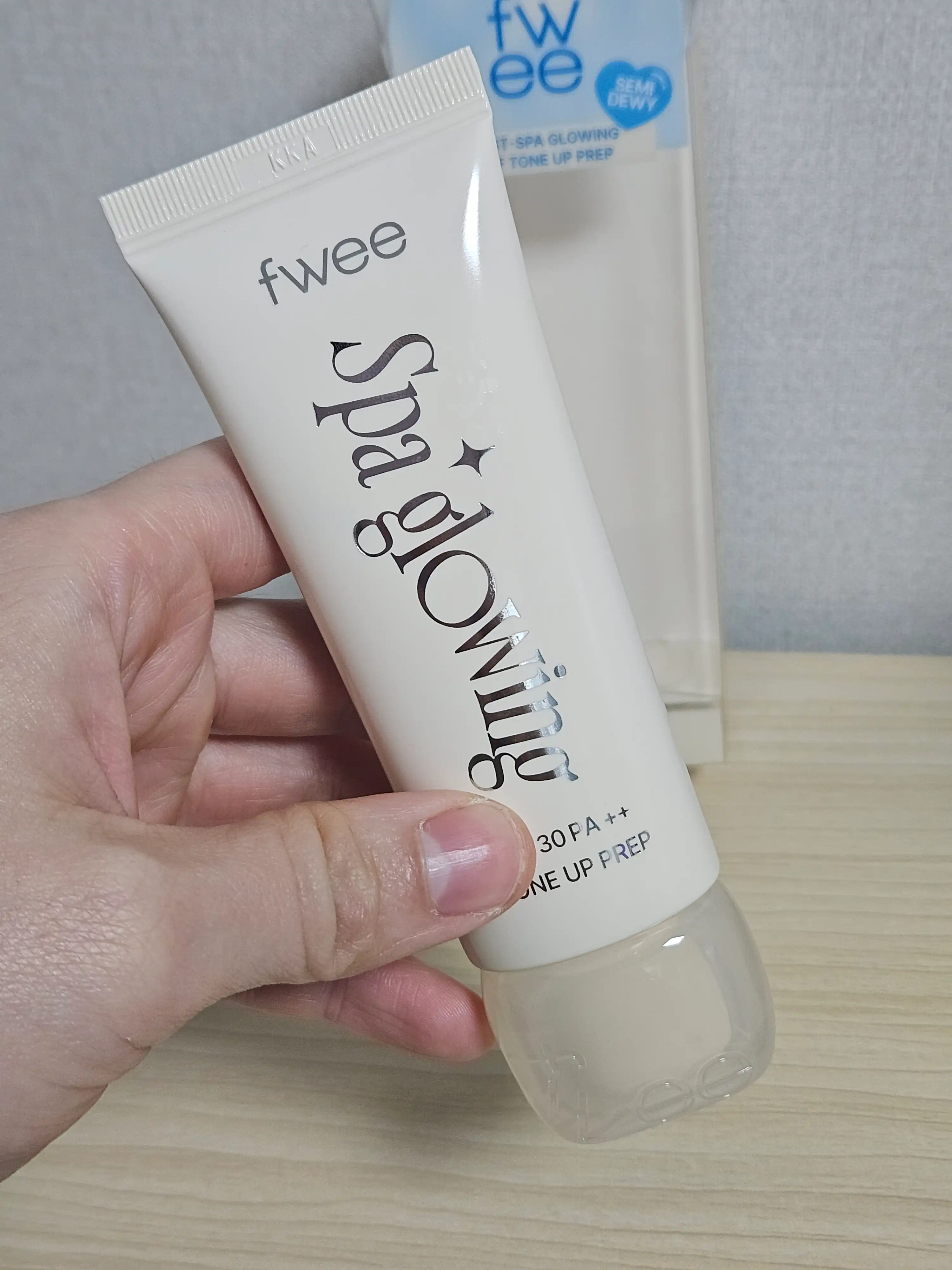 언니의파우치 리뷰 이미지 - [스파 글로잉 UV 톤업 베이스]