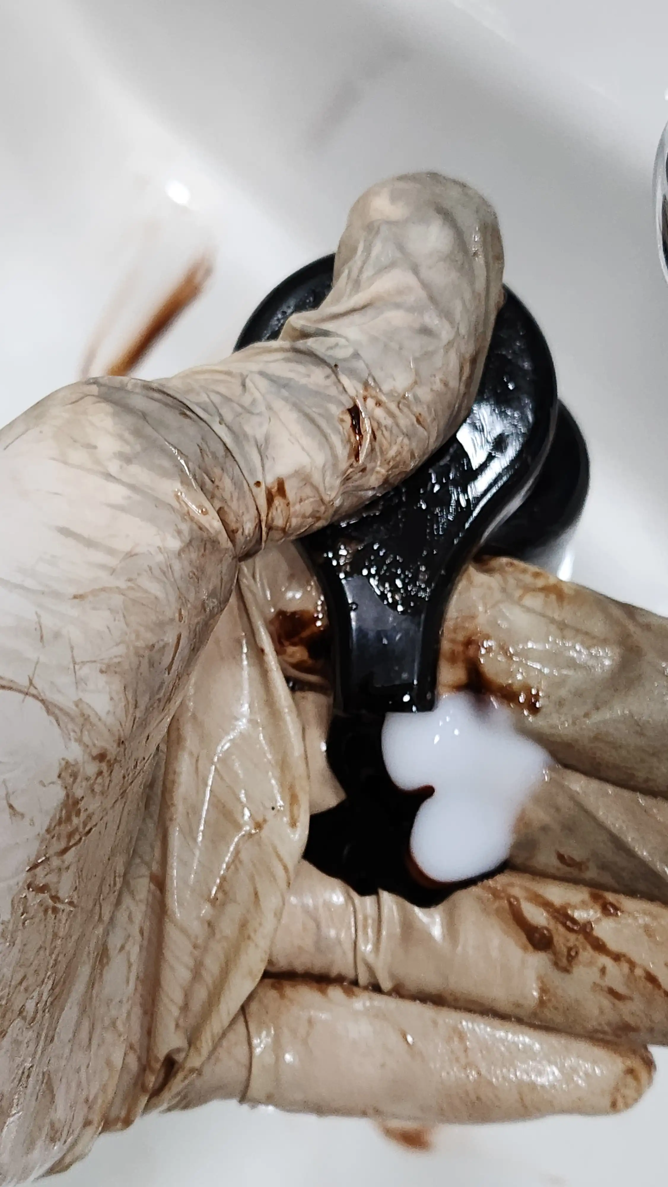 언니의파우치 리뷰 이미지 3 - [프로페셔널 럭셔리 컬러 체인지 블랙 샴푸]