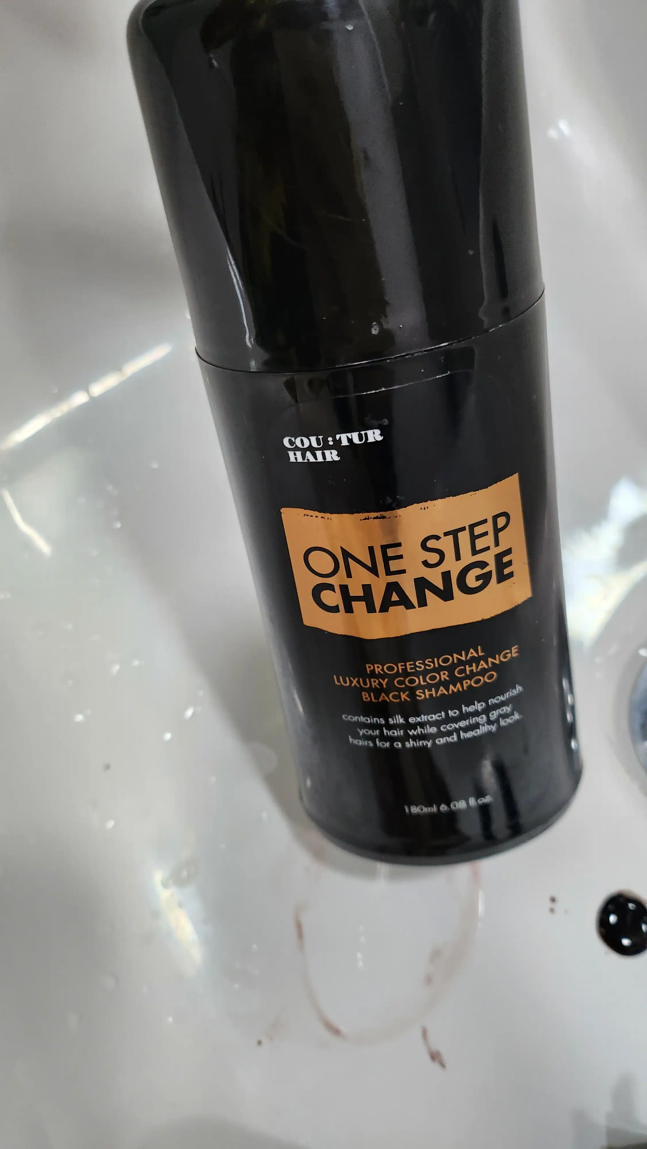 언니의파우치 리뷰 이미지 5 - [프로페셔널 럭셔리 컬러 체인지 블랙 샴푸]
