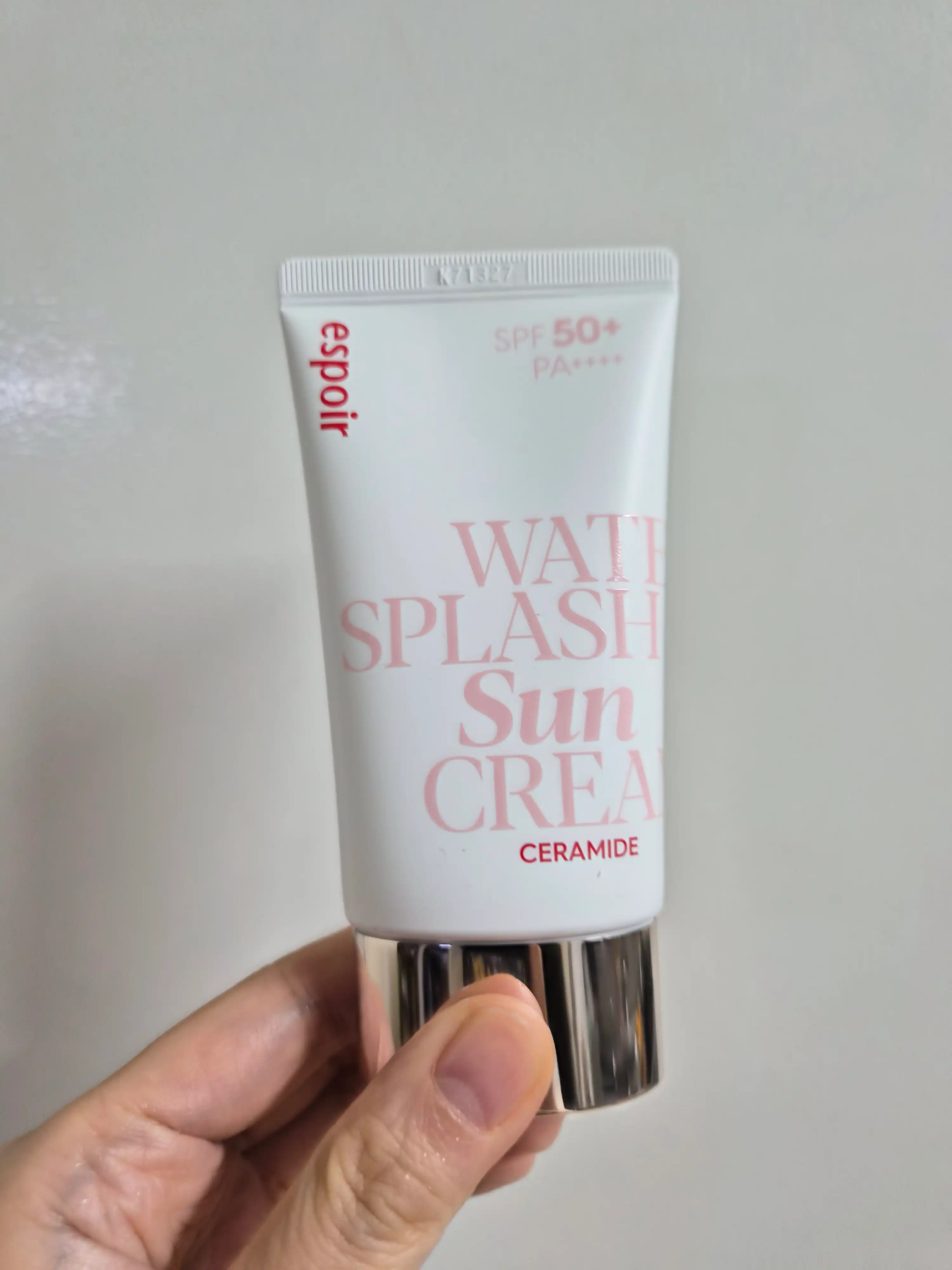 언니의파우치 리뷰 이미지 - [워터 스플래쉬 선크림 세라마이드]