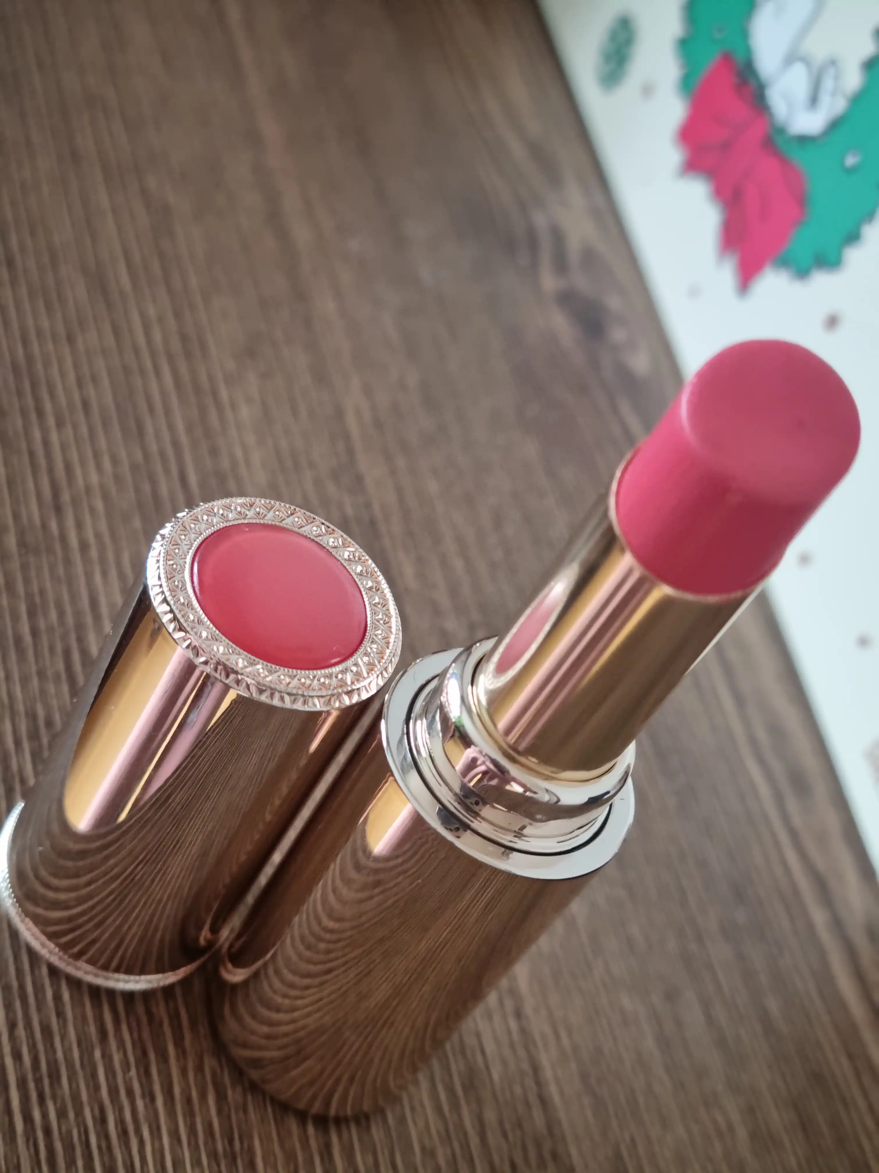 언니의파우치 리뷰 이미지 2 - [연 실크 립 루즈 [코랄 오렌지]]