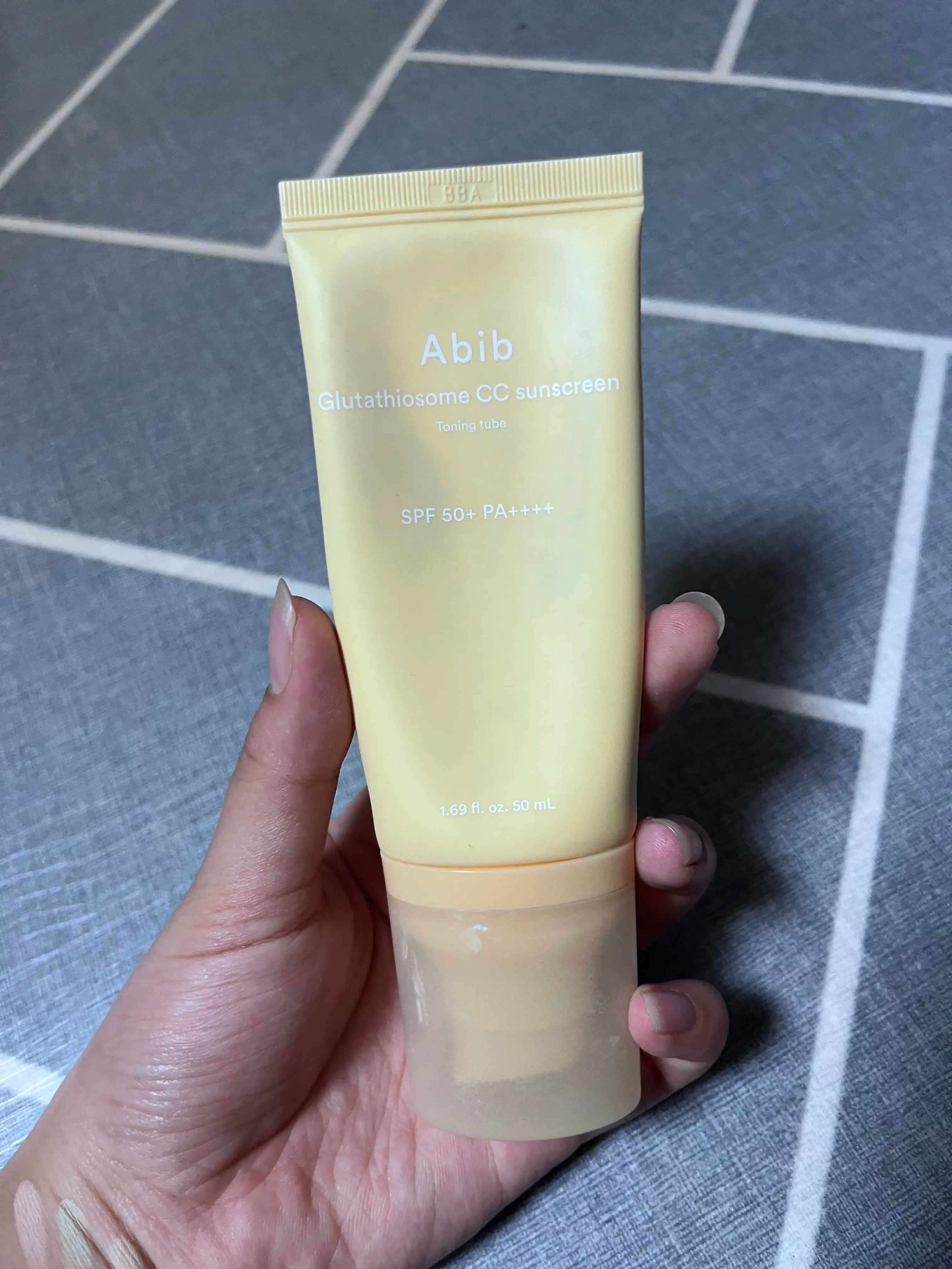 언니의파우치 리뷰 이미지 - [글루타치온좀 CC 선크림 토닝 튜브]