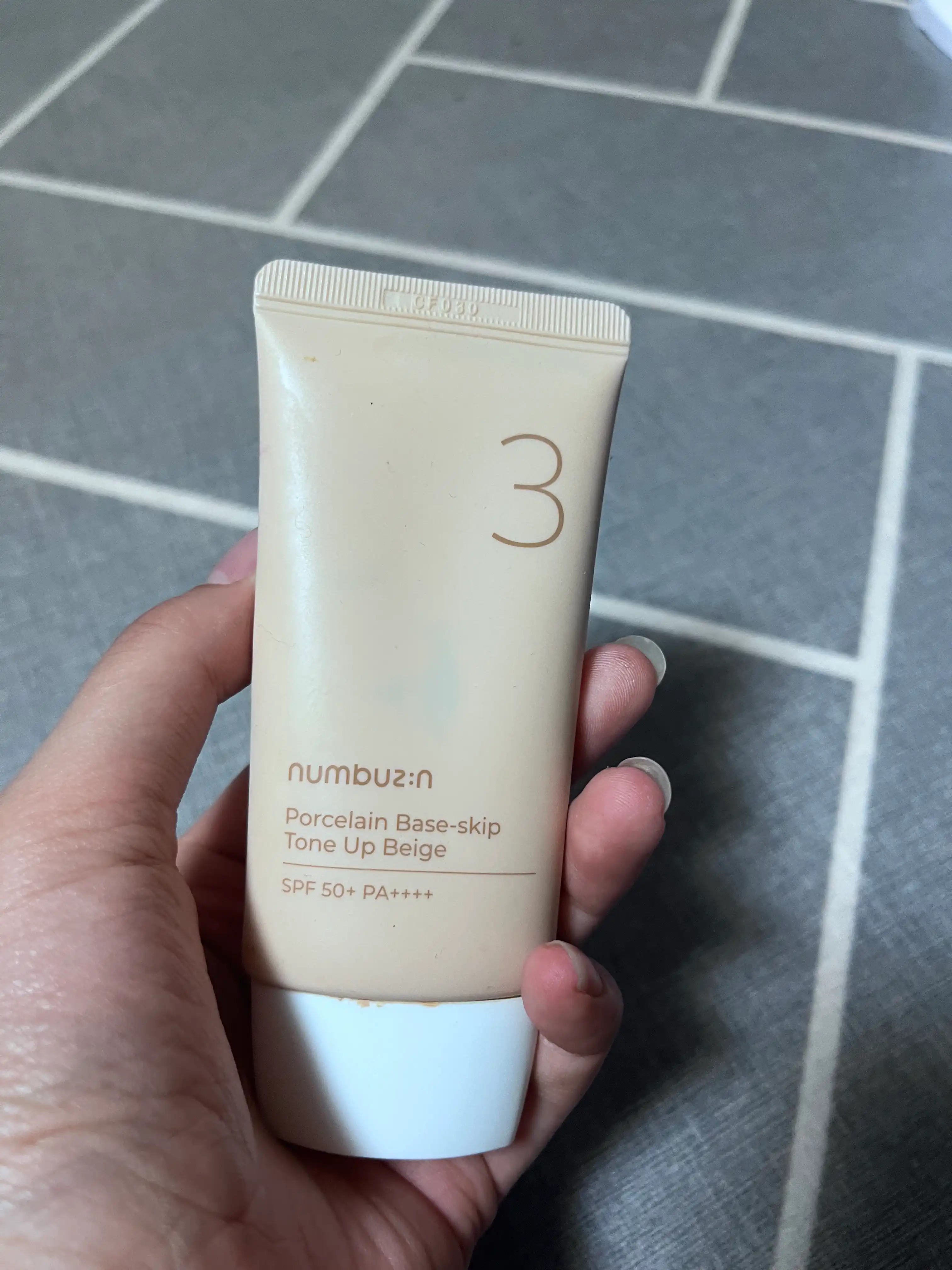 언니의파우치 리뷰 이미지 - [3번 도자기결 파데스킵 톤업베이지]