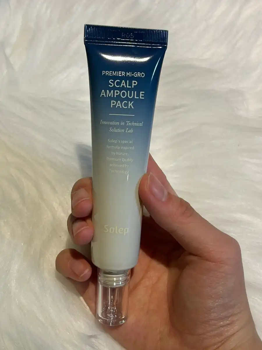 언니의파우치 리뷰 이미지 2 - [탈모증상완화 두피 영양 앰플]