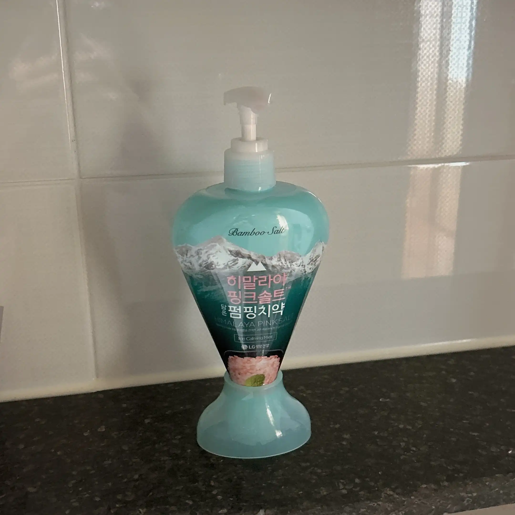 언니의파우치 리뷰 이미지 - [히말라야 핑크솔트 펌핑치약]