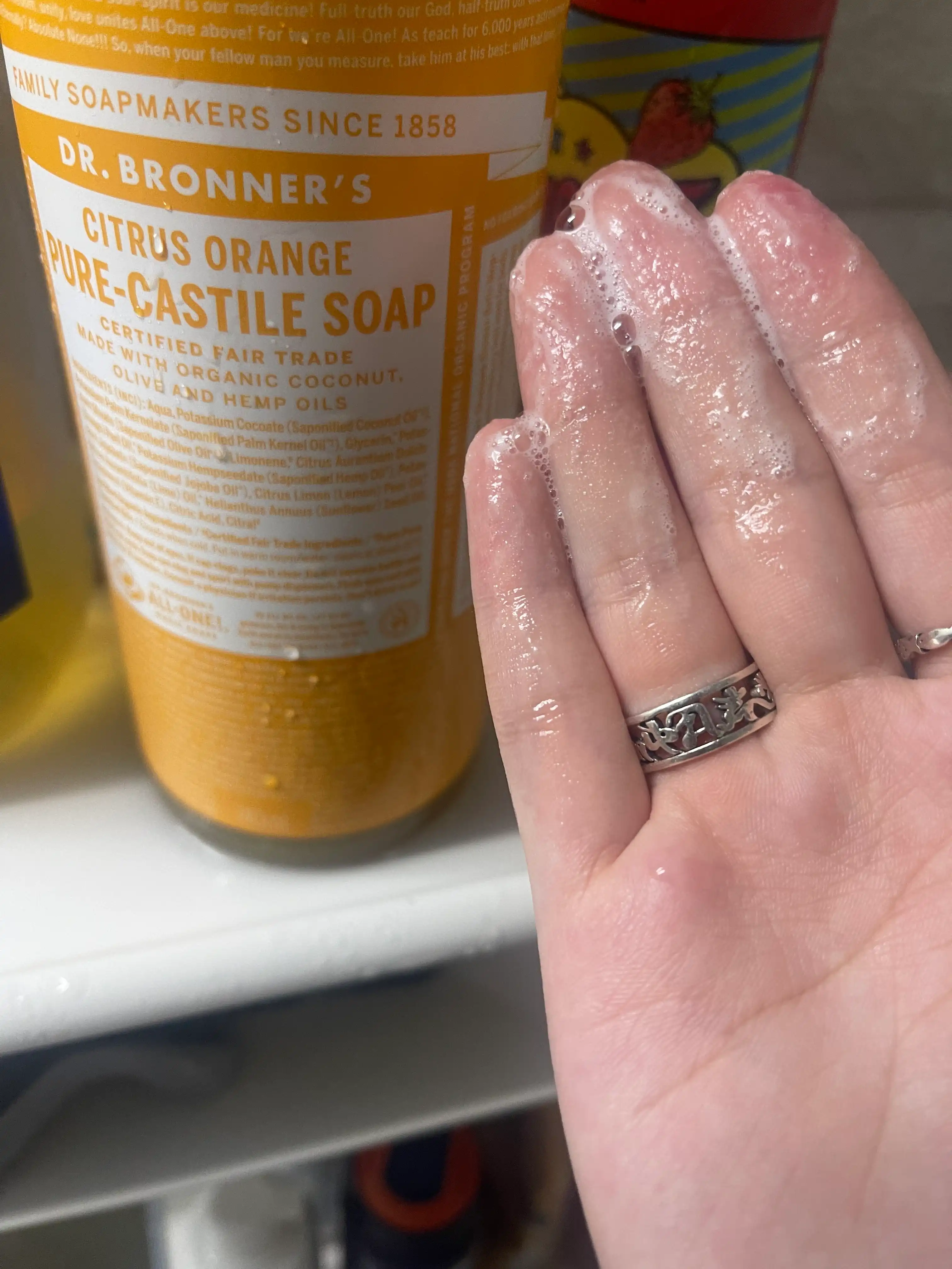 언니의파우치 리뷰 이미지 2 - [시트러스 오렌지 퓨어 캐스틸 솝]