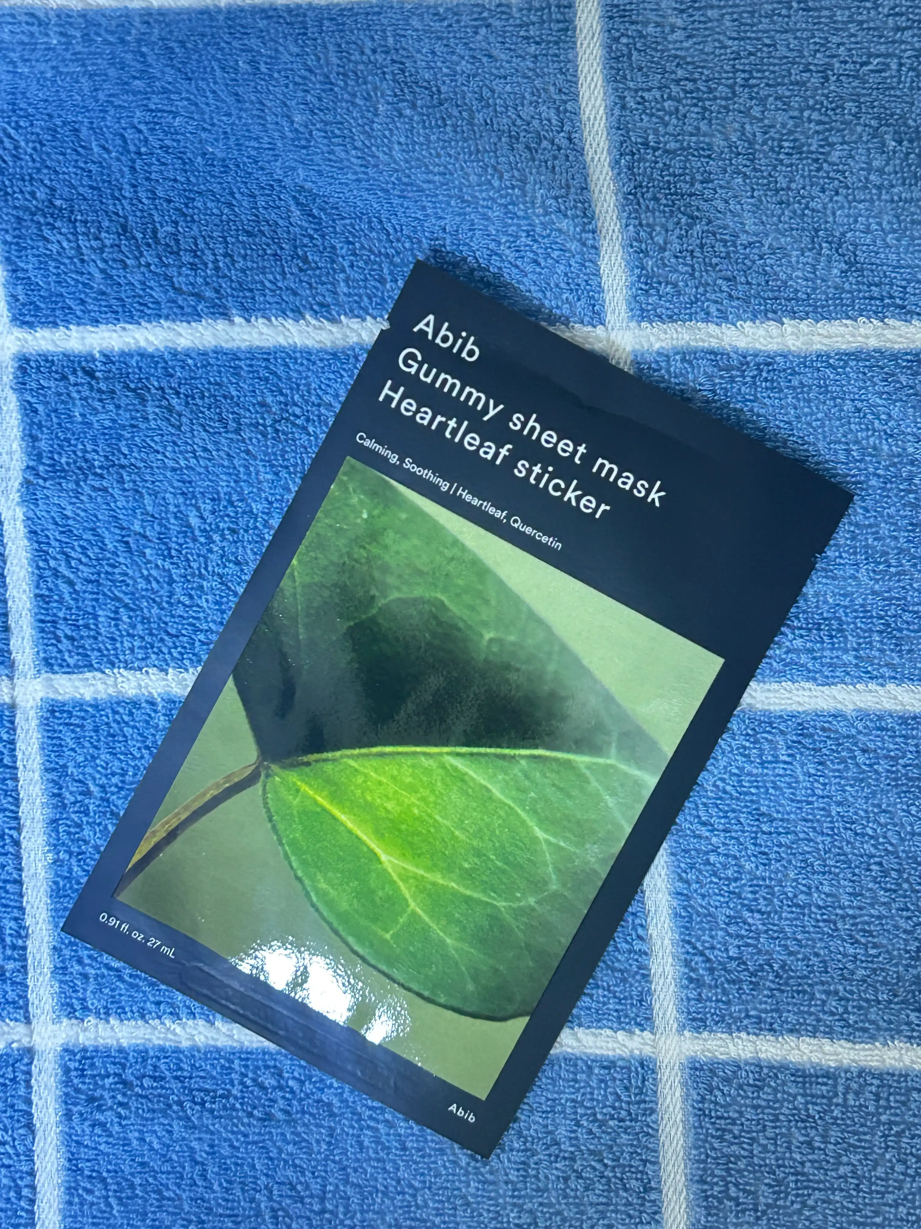 언니의파우치 리뷰 이미지 - [껌딱지 시트 마스크 어성초 스티커]