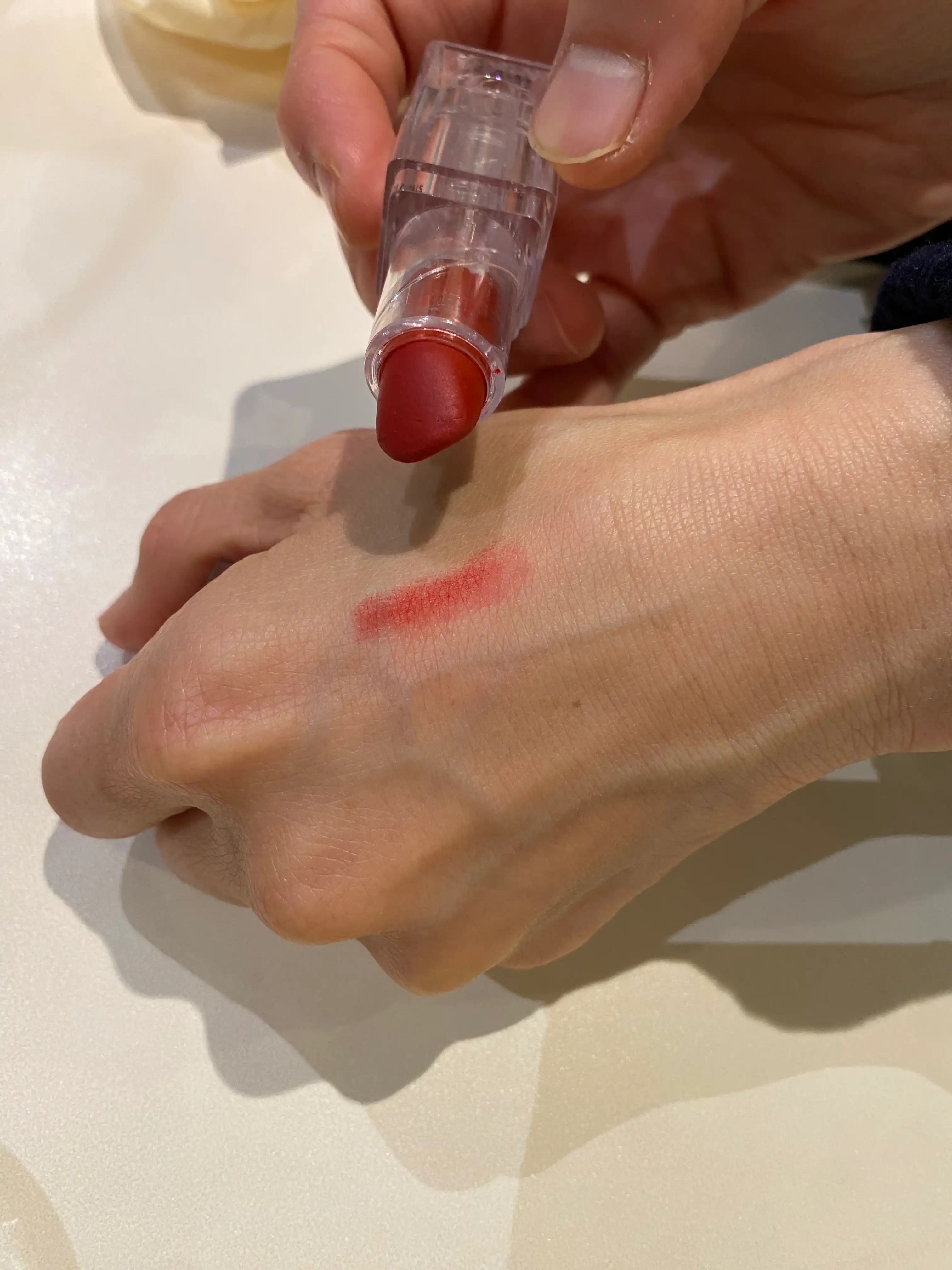 언니의파우치 리뷰 이미지 2 - [(클리어 레이어 에디션) 소프트 매트립스틱 ]