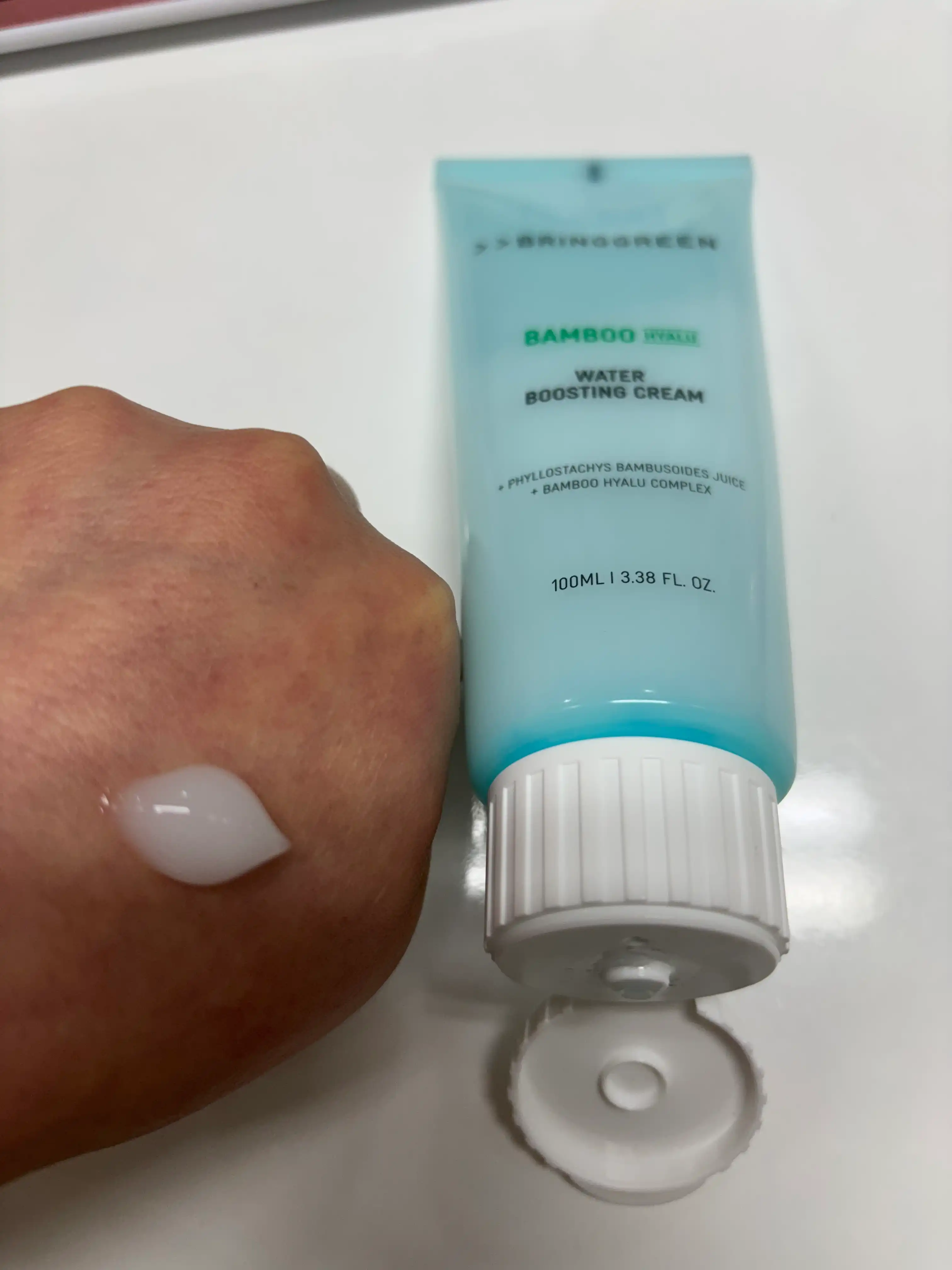 언니의파우치 리뷰 이미지 2 - [대나무 히알루 수분 부스팅 크림 ]