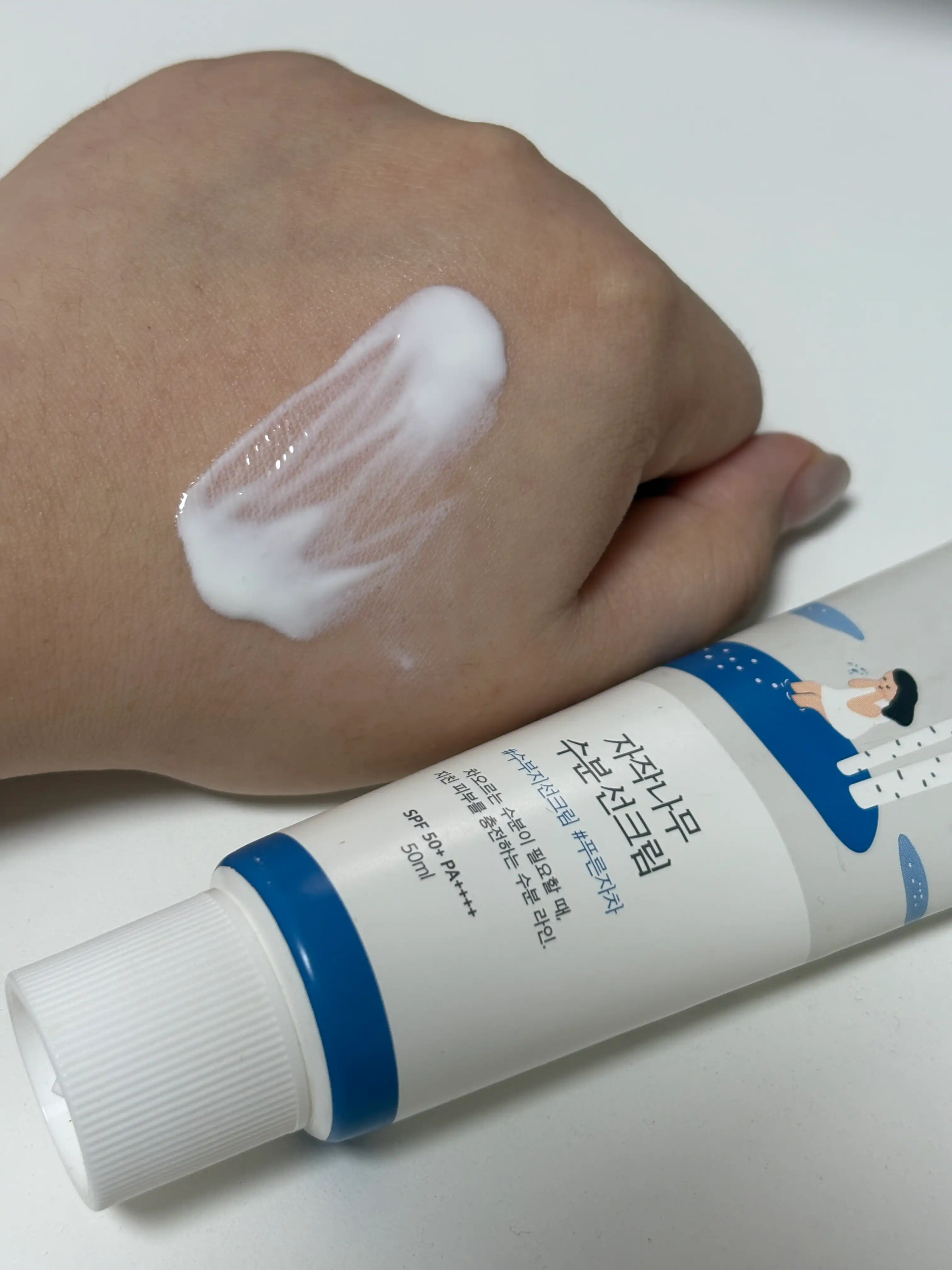 언니의파우치 리뷰 이미지 - [자작나무 무기자차 선크림]