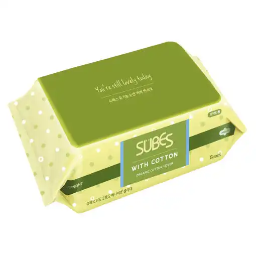 위드코튼 유기농 순면커버 생리대 오버나이트