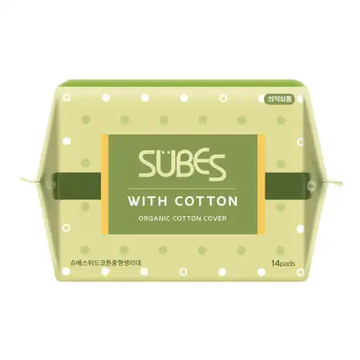 위드코튼 유기농 순면커버 생리대 중형