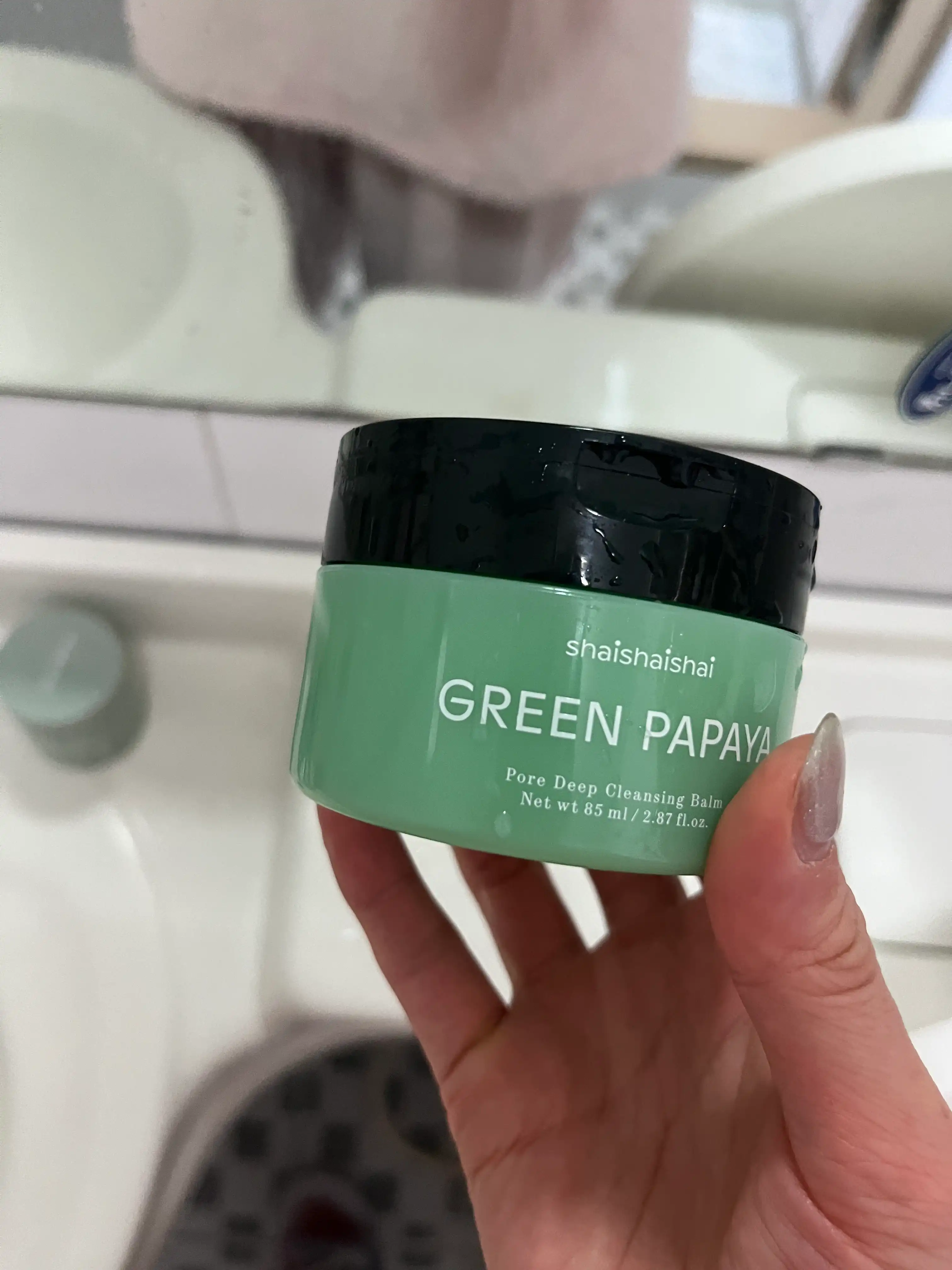 언니의파우치 리뷰 이미지 - [그린파파야 포어 딥 클렌징 밤]