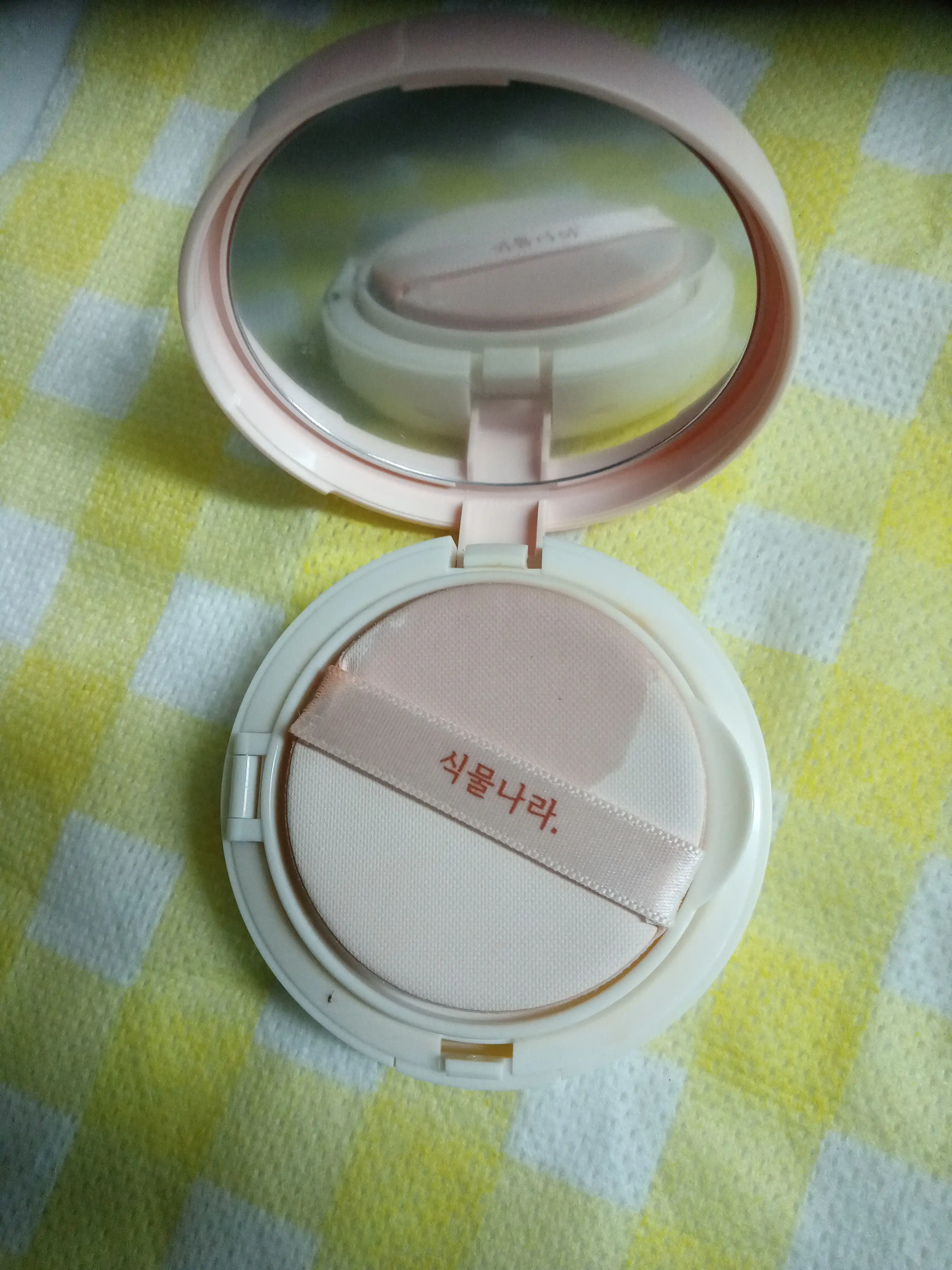 언니의파우치 리뷰 이미지 2 - [뽀얀쌀 생기 톤업 선 쿠션]