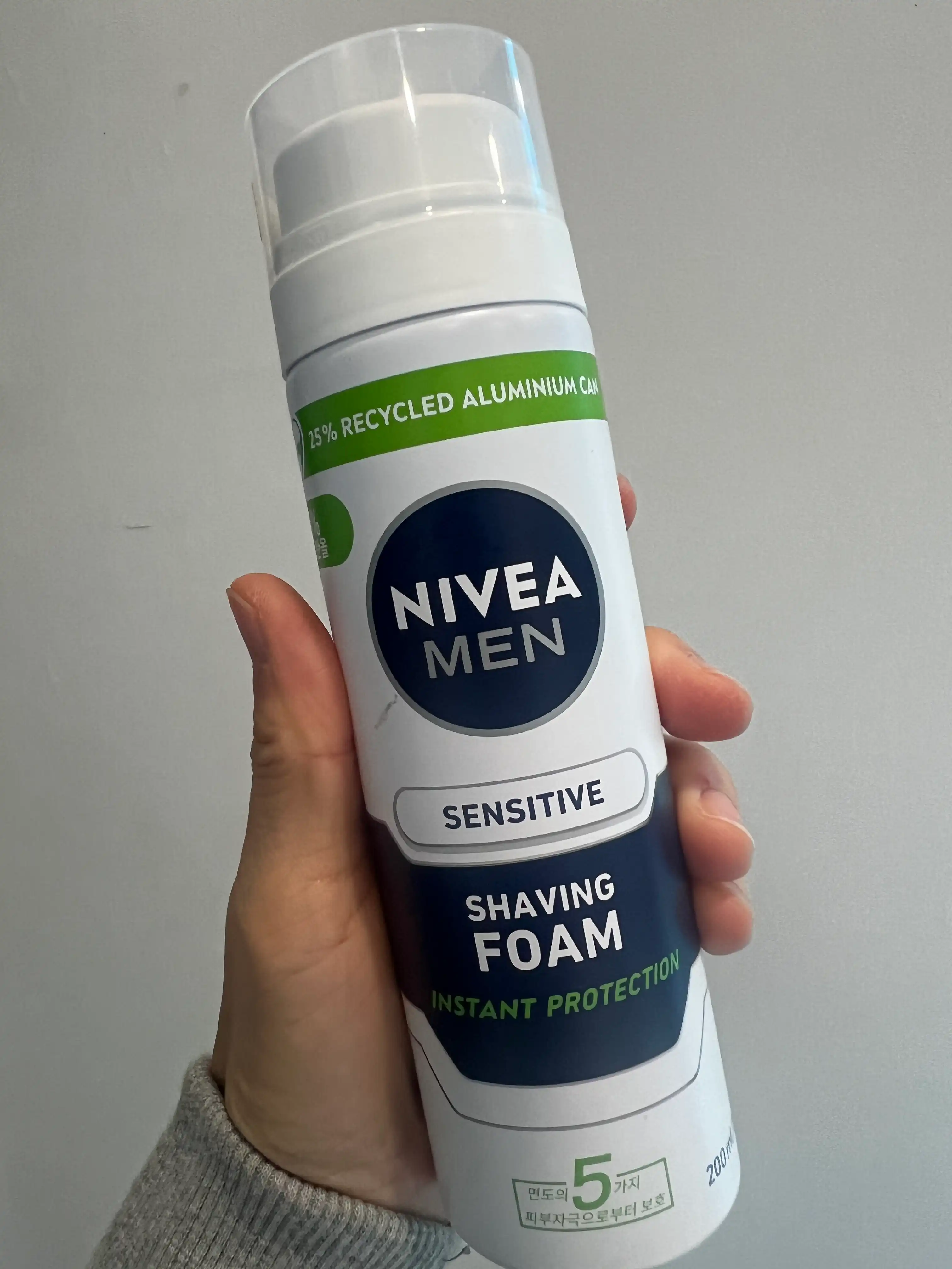 언니의파우치 리뷰 이미지 - [니베아 맨 센서티브 리커버리 쉐이빙 폼]