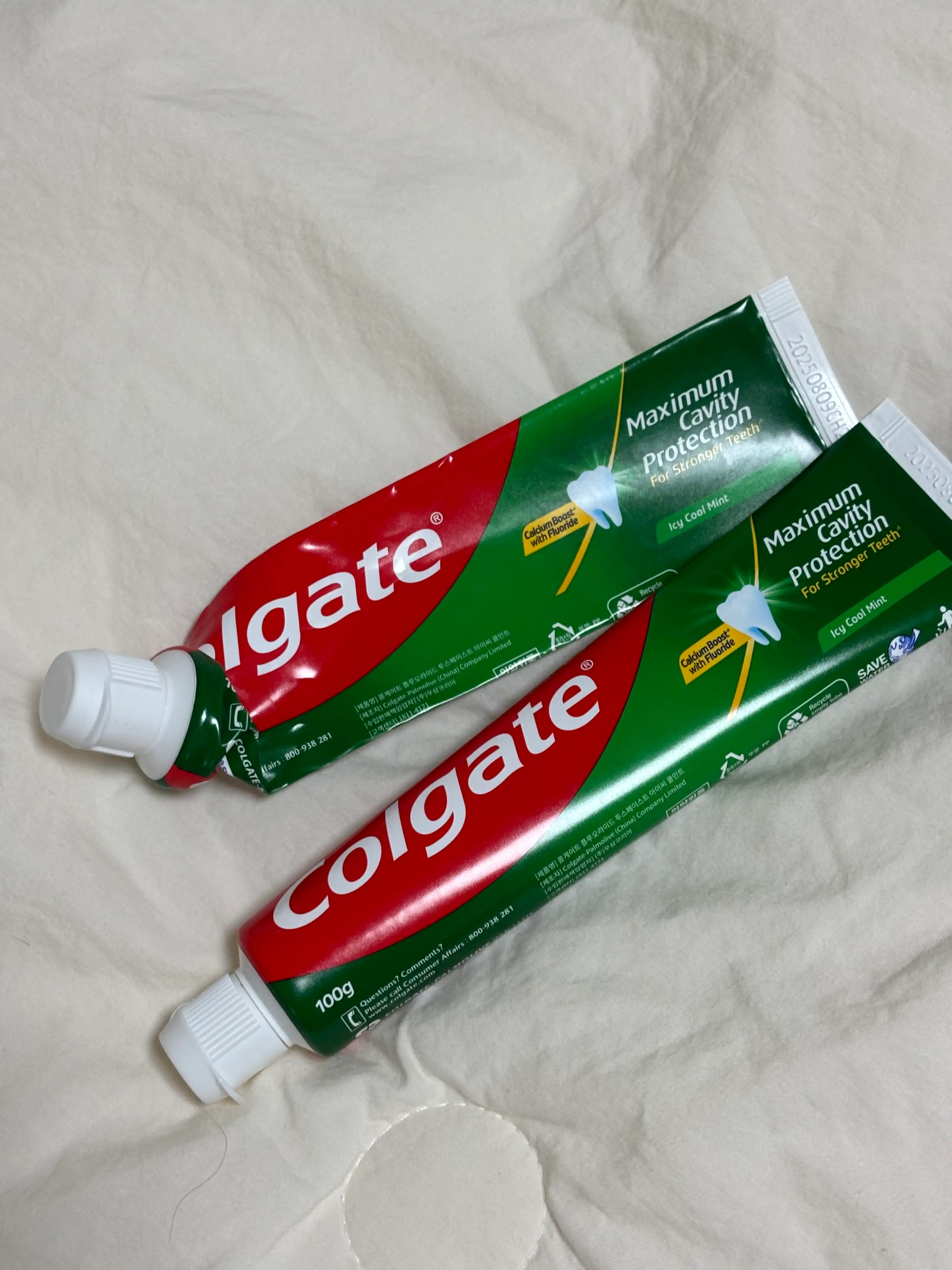 언니의파우치 리뷰 이미지 - [캐비티 프로텍션 불소치약 쿨민트]