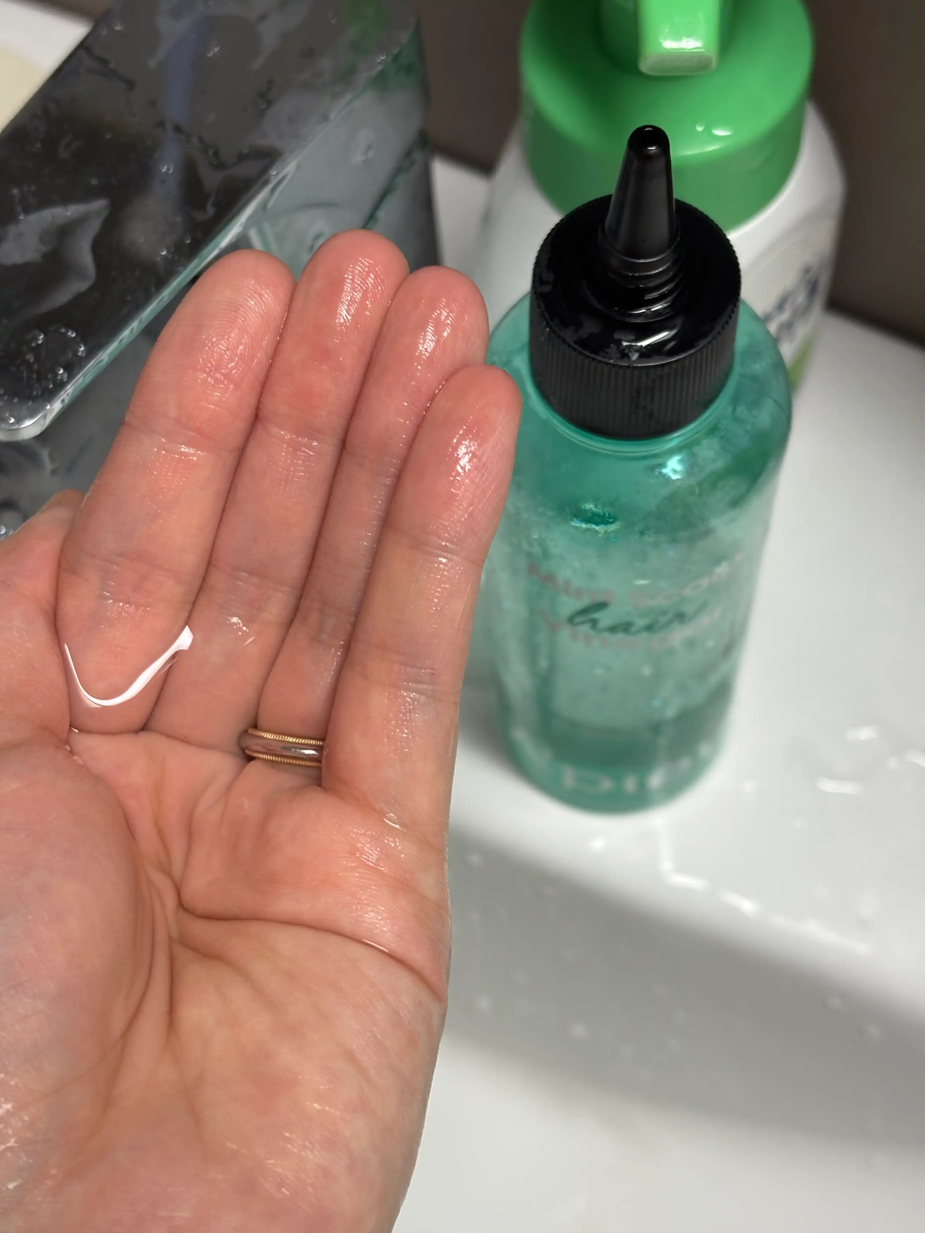 언니의파우치 리뷰 이미지 2 - [민트 스칼프 헤어 식초]