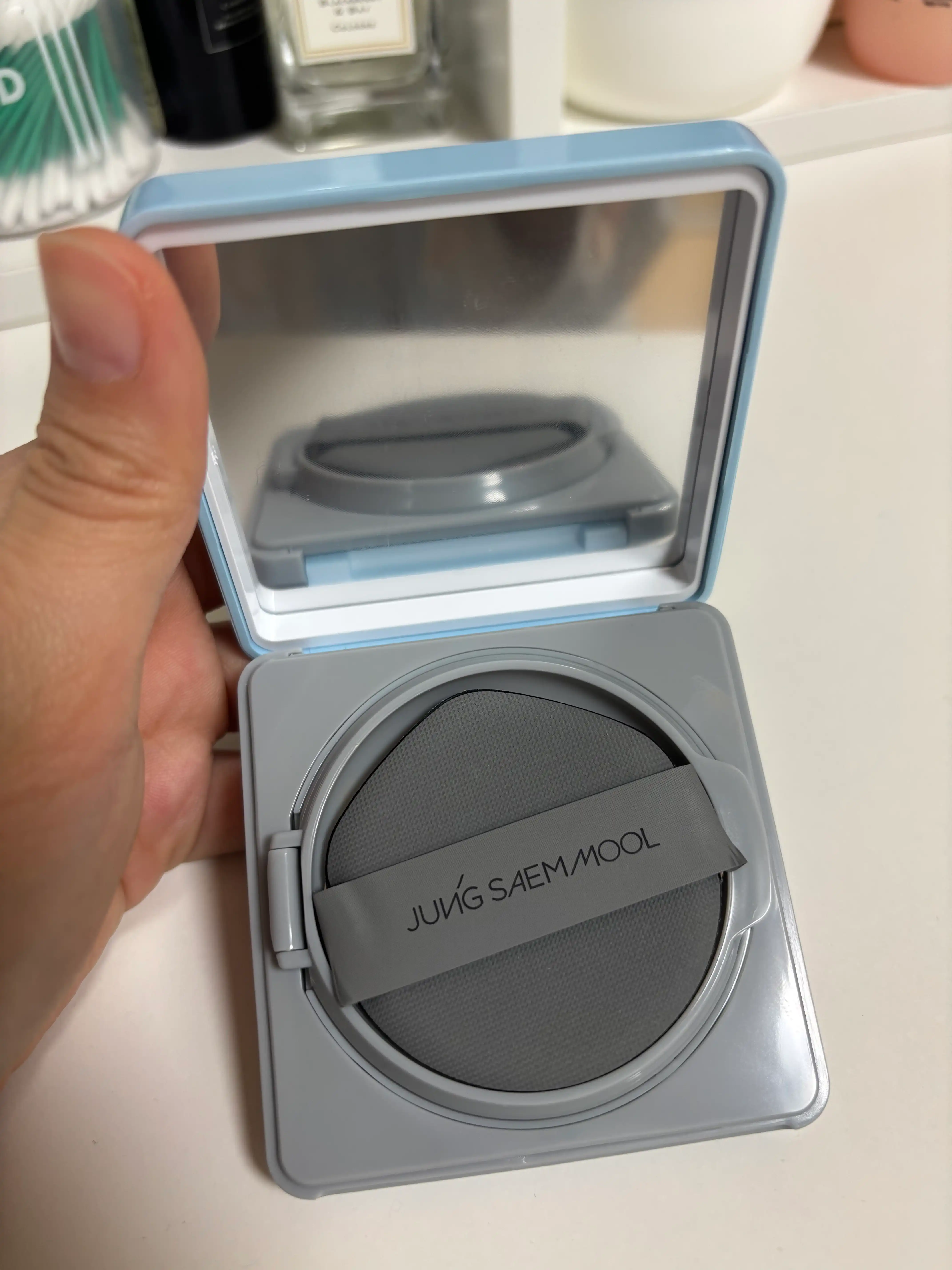 언니의파우치 리뷰 이미지 - [맨 슬림핏 누더 쿠션]