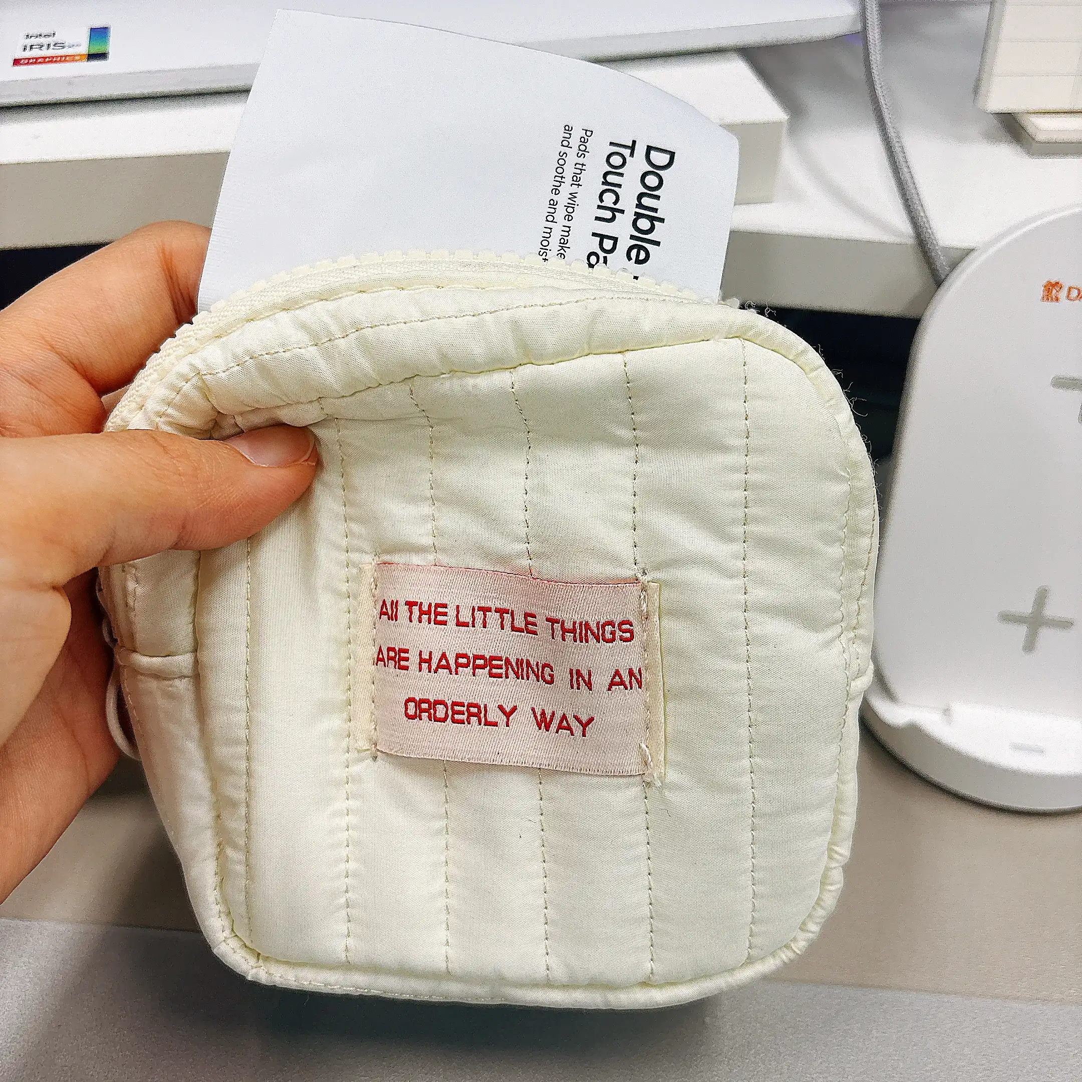 언니의파우치 리뷰 이미지 - [더블 클린 수정 화장 패드]