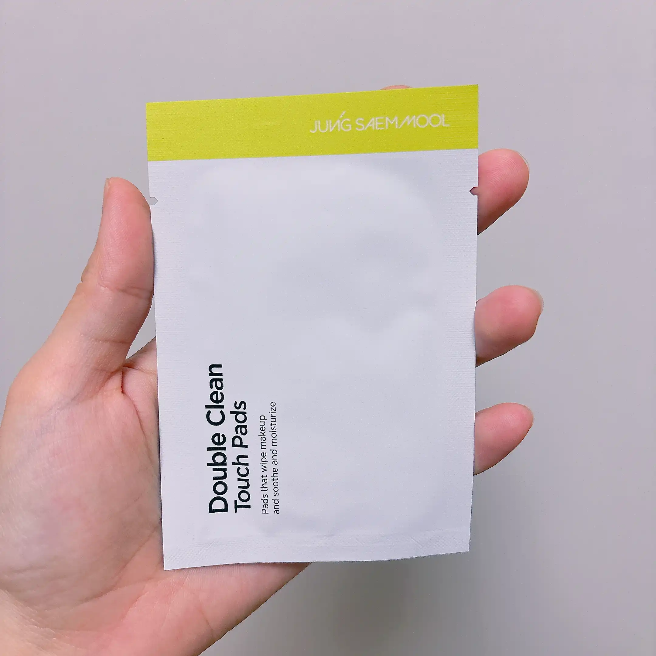 언니의파우치 리뷰 이미지 2 - [더블 클린 수정 화장 패드]
