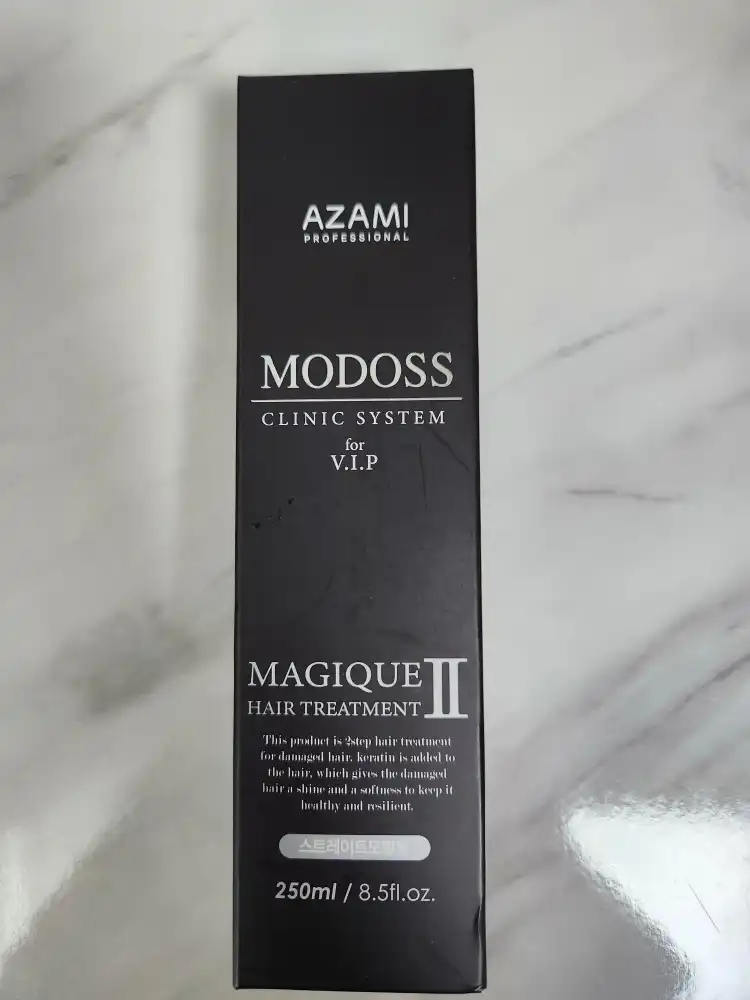 언니의파우치 리뷰 이미지 - [모도스 마지크 헤어 트리트먼트 2번 스트레이트]