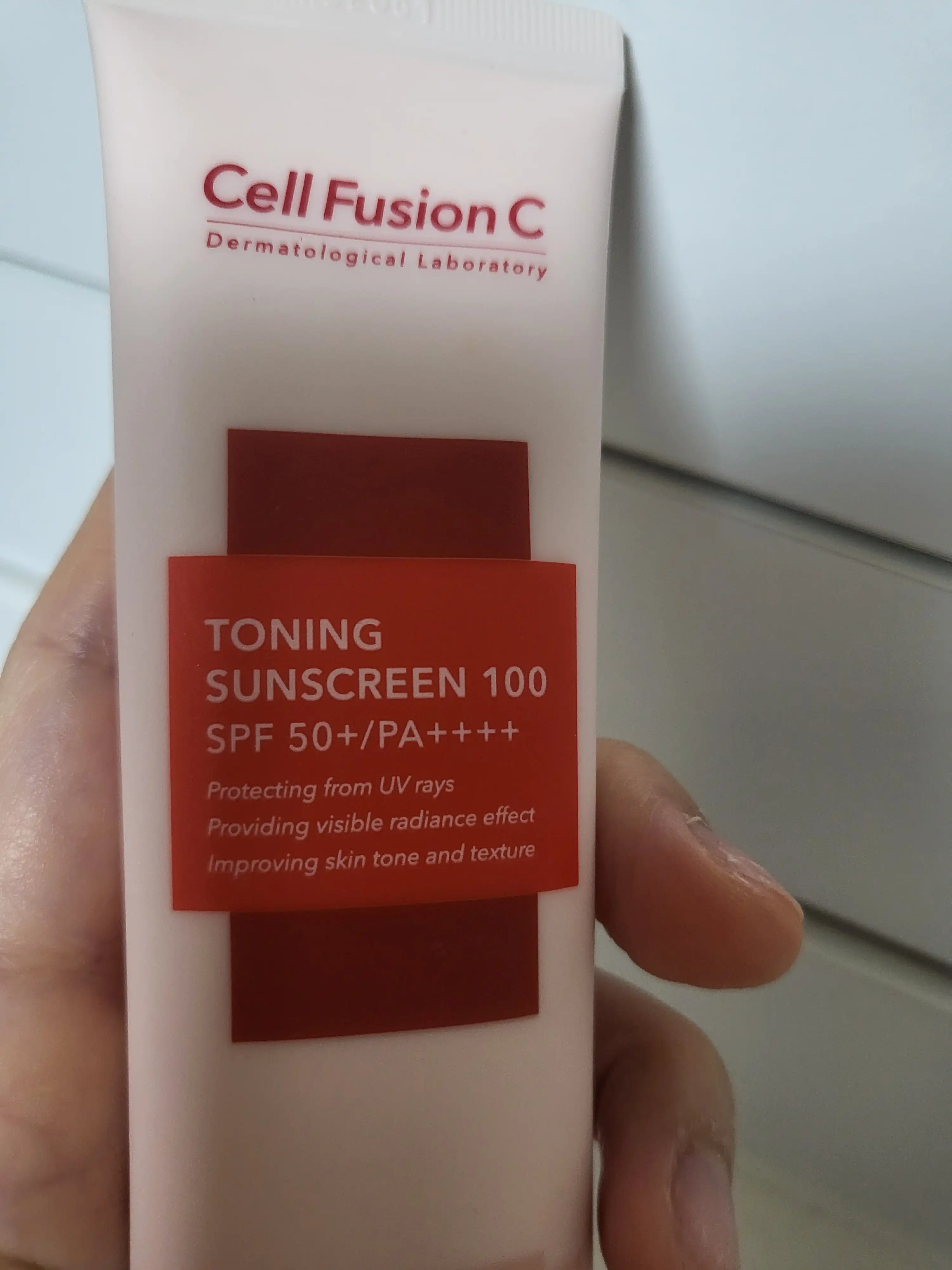 언니의파우치 리뷰 이미지 - [토닝 썬스크린 100]