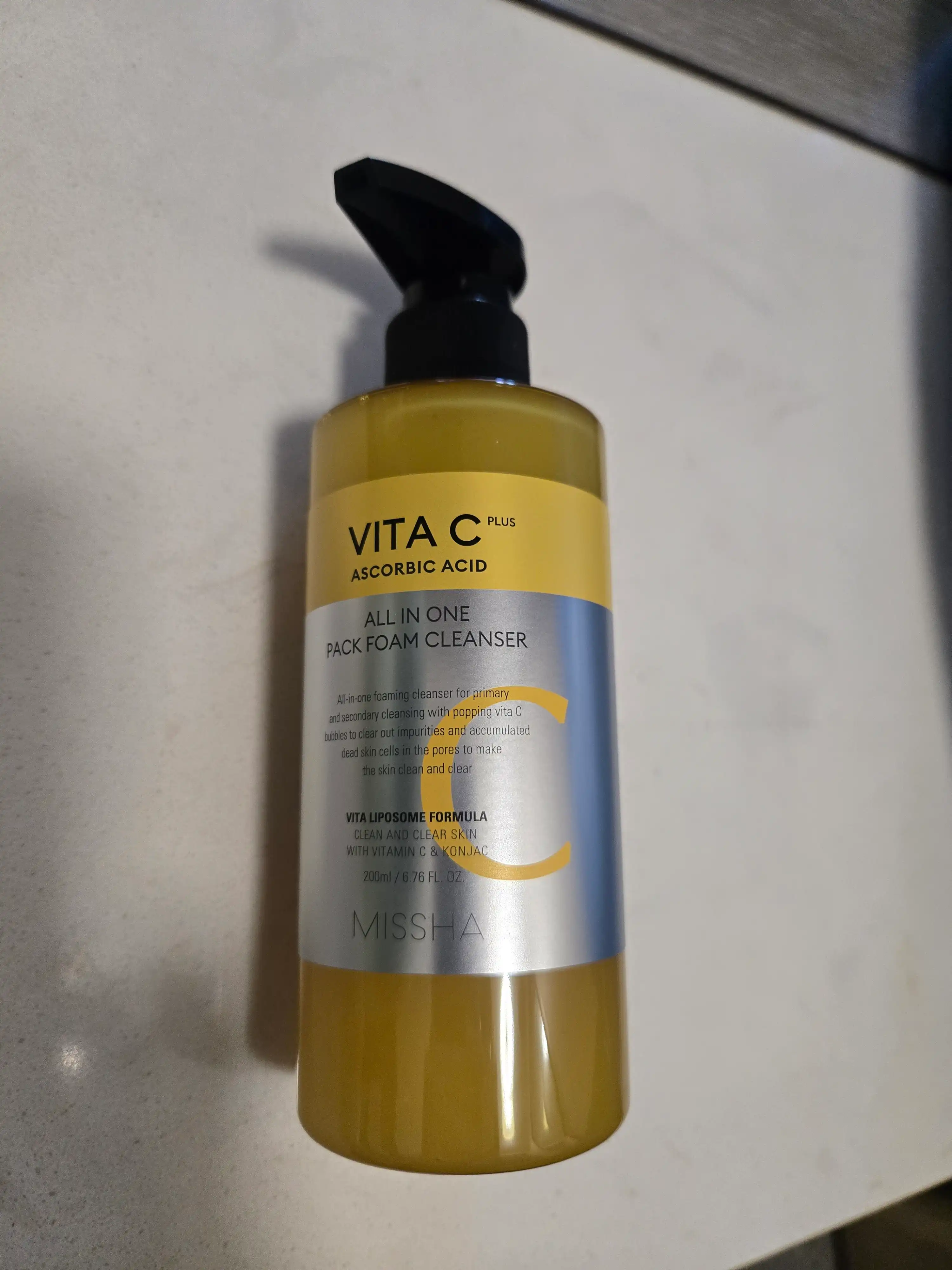 언니의파우치 리뷰 이미지 - [비타씨플러스 올인원 팩 폼 클렌저 ]