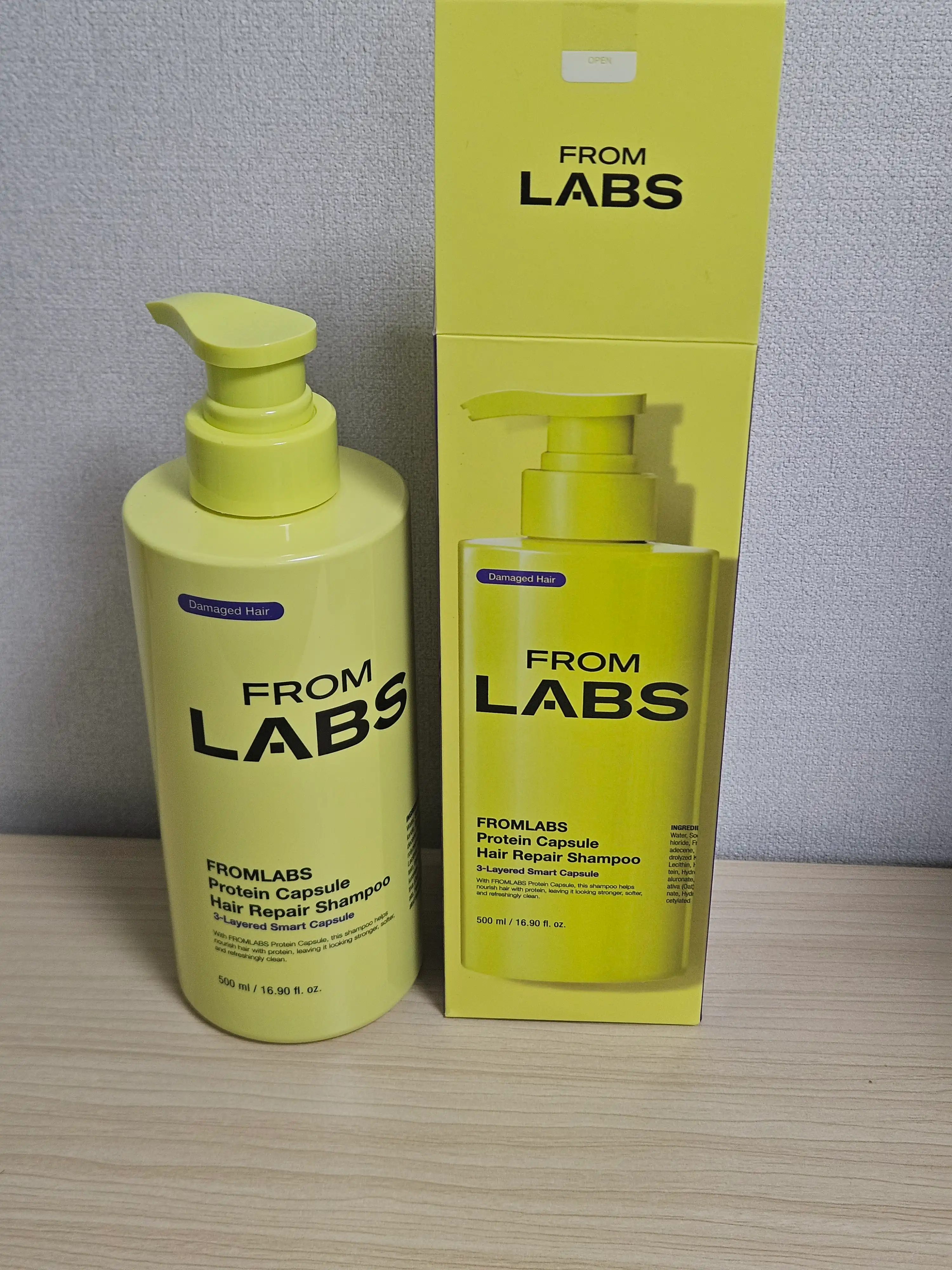 언니의파우치 리뷰 이미지 - [프로틴 캡슐 헤어 리페어 샴푸]