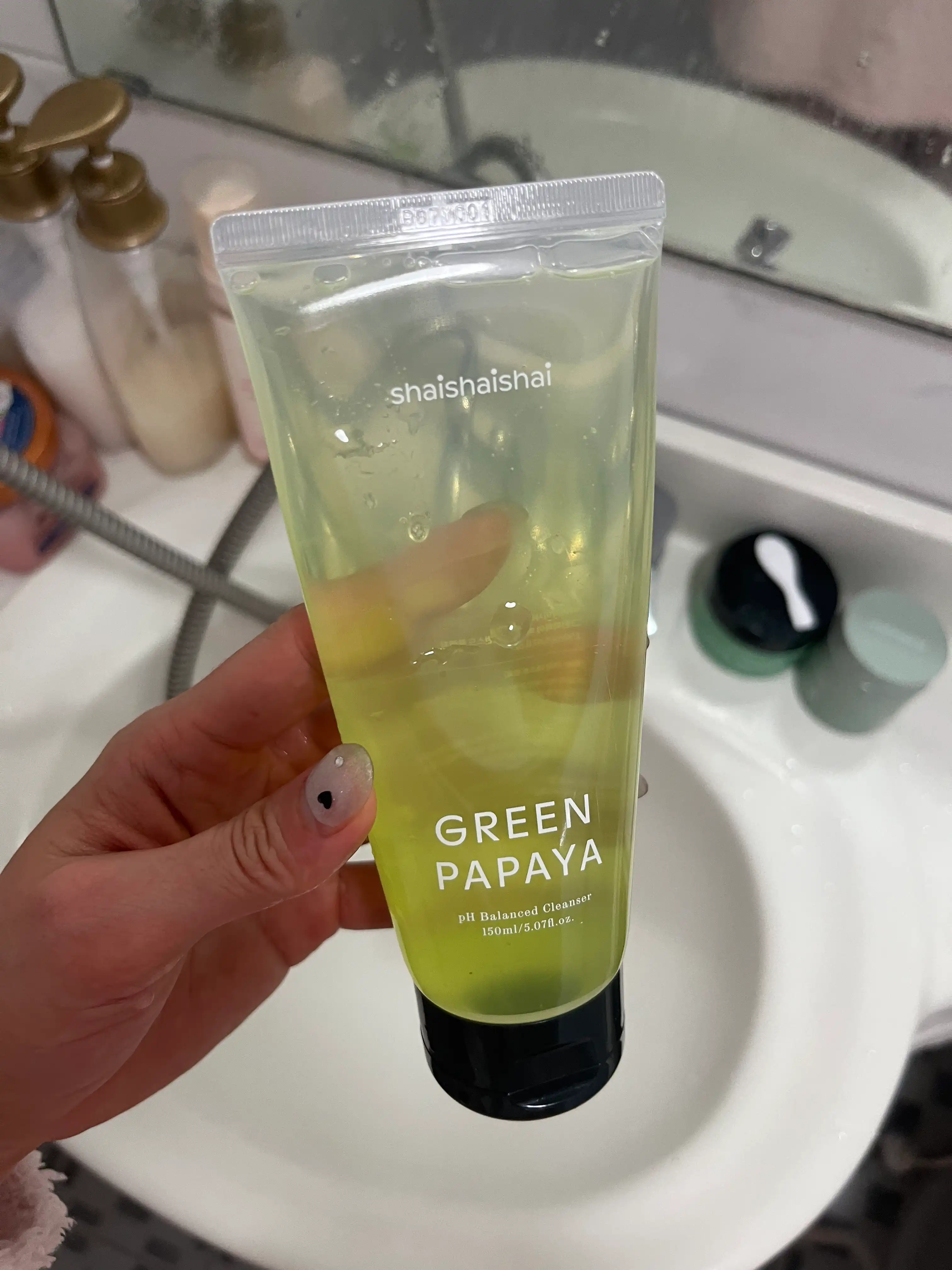 언니의파우치 리뷰 이미지 - [그린파파야 피에이치 밸런스드 클렌저]