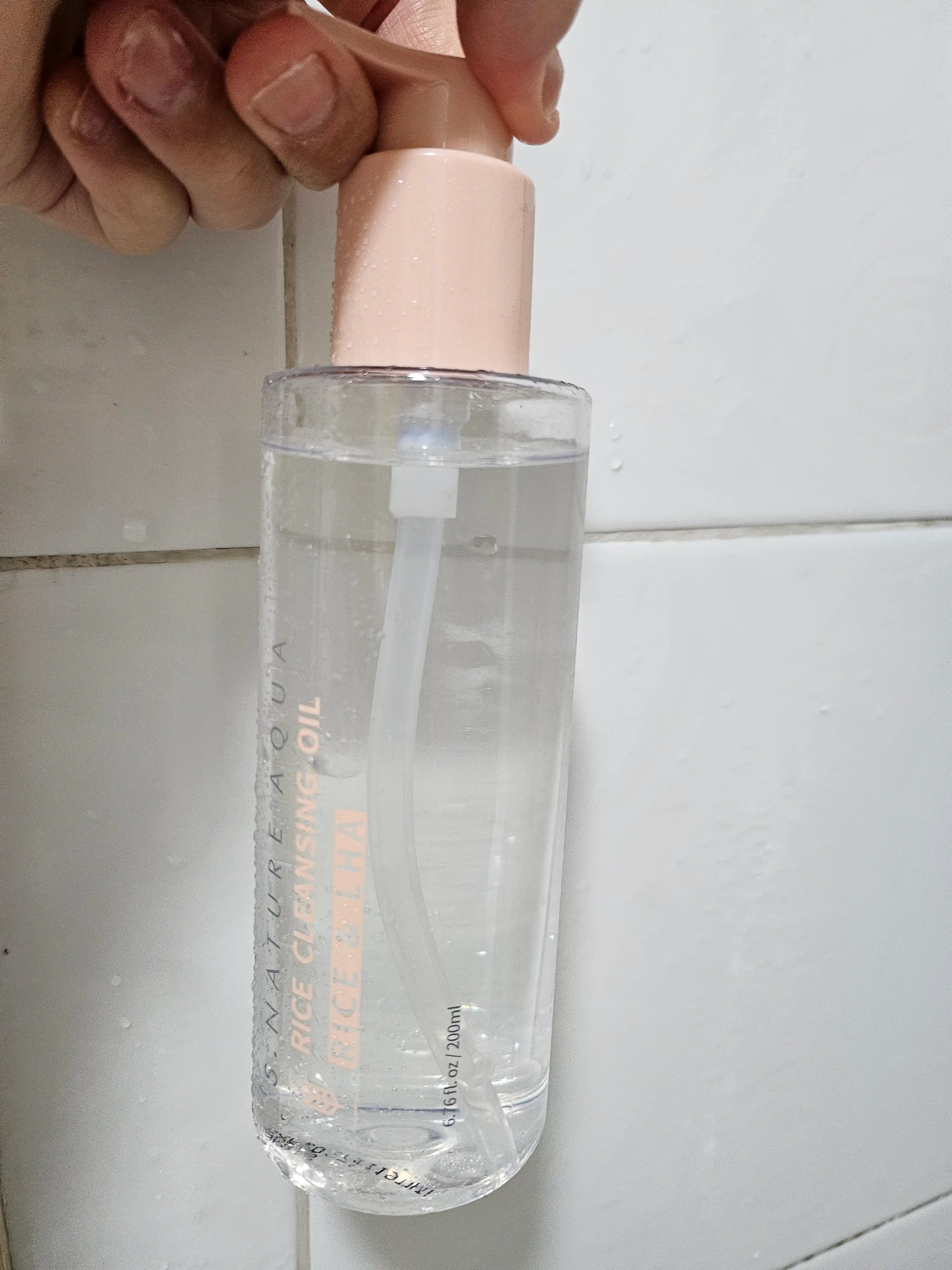 언니의파우치 리뷰 이미지 - [아쿠아 라이스 클렌징오일 ]