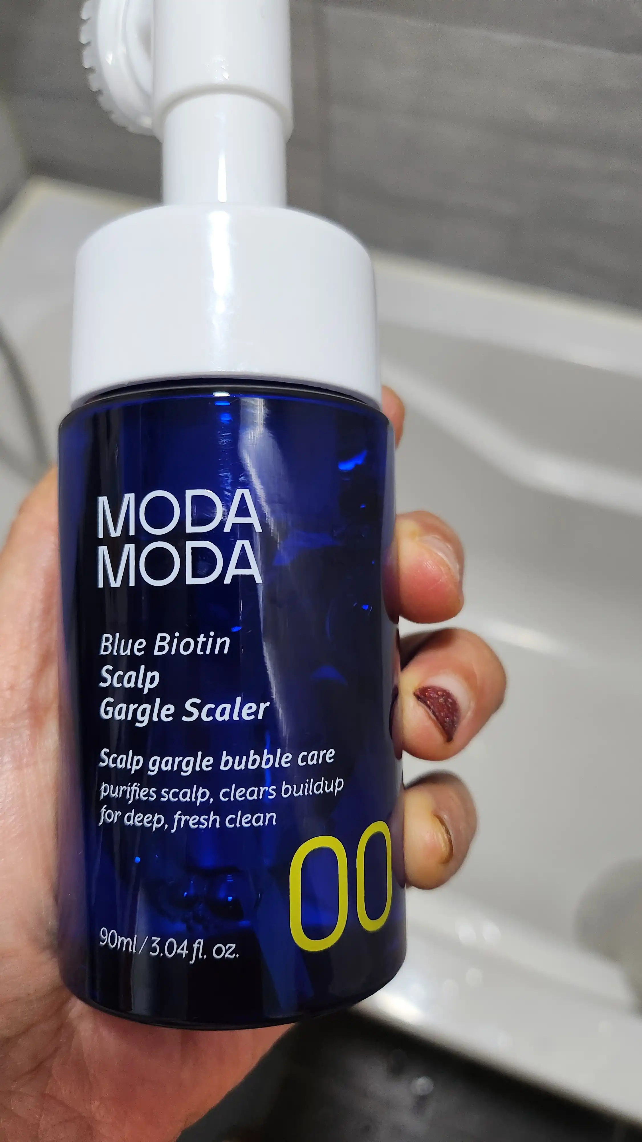 언니의파우치 리뷰 이미지 2 - [블루비오틴 스칼프 두피 가글 스케일러]