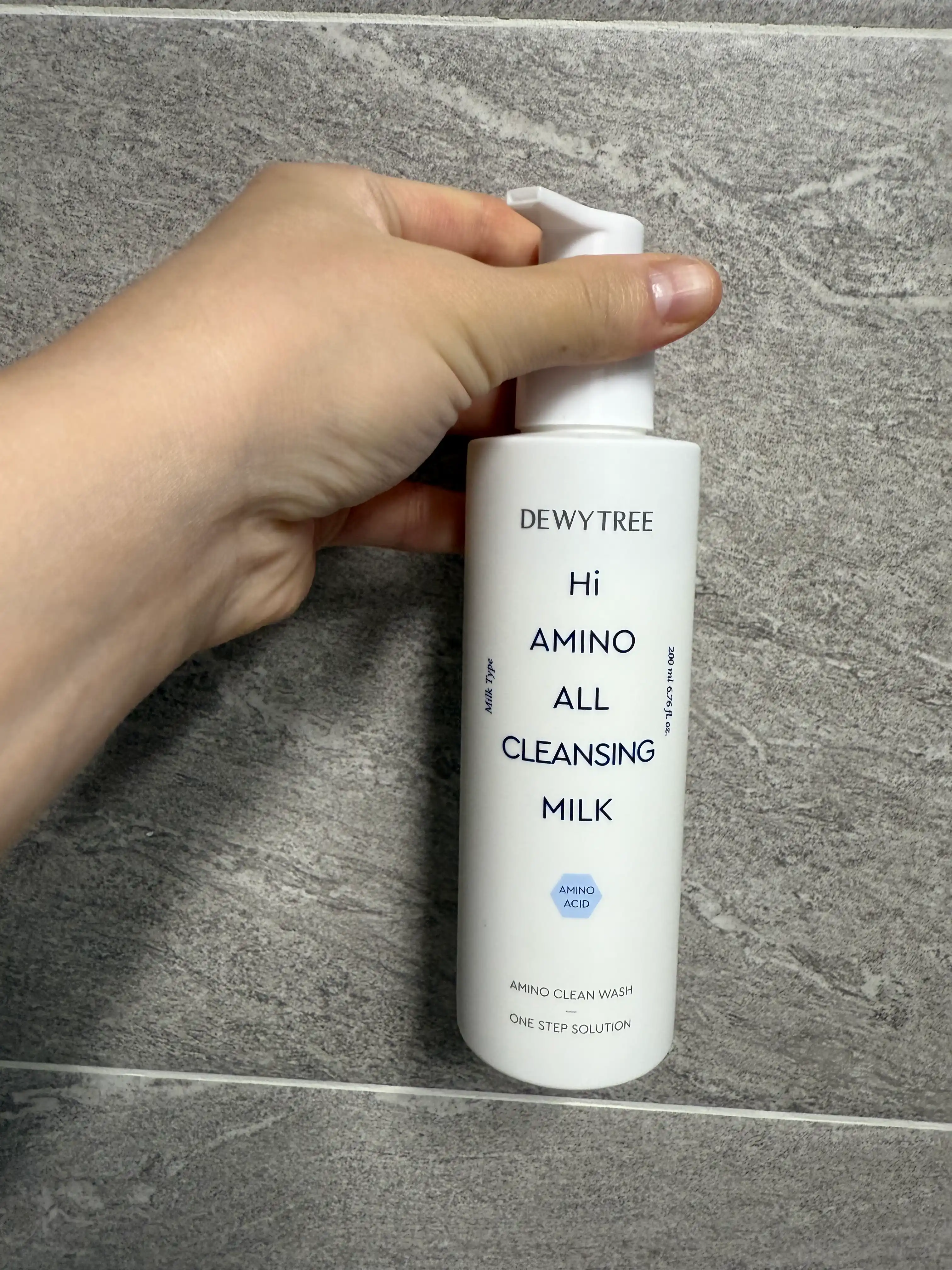 언니의파우치 리뷰 이미지 2 - [하이 아미노 올 클렌징 밀크]