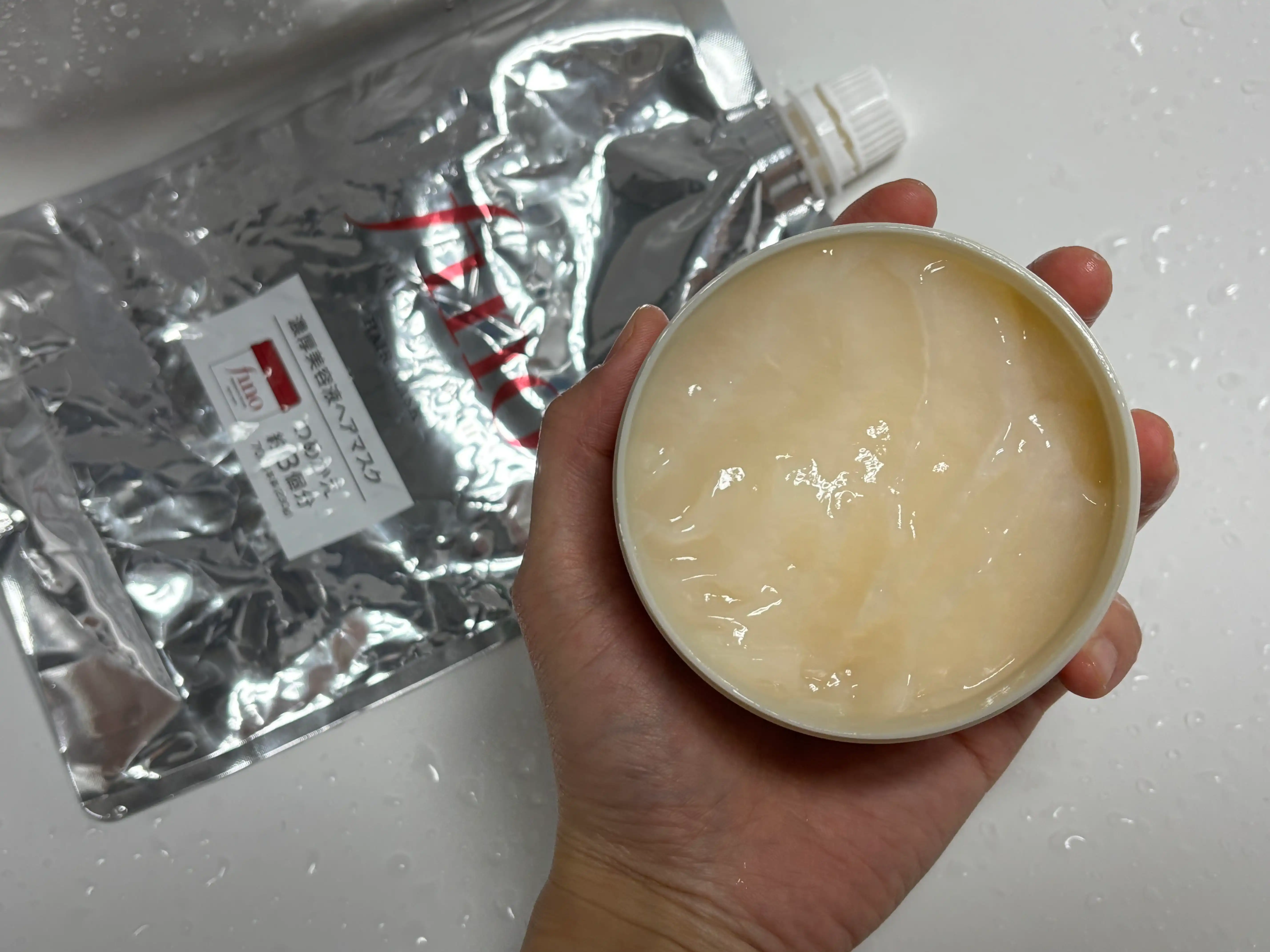 언니의파우치 리뷰 이미지 - [프리미엄 터치 헤어 마스크]