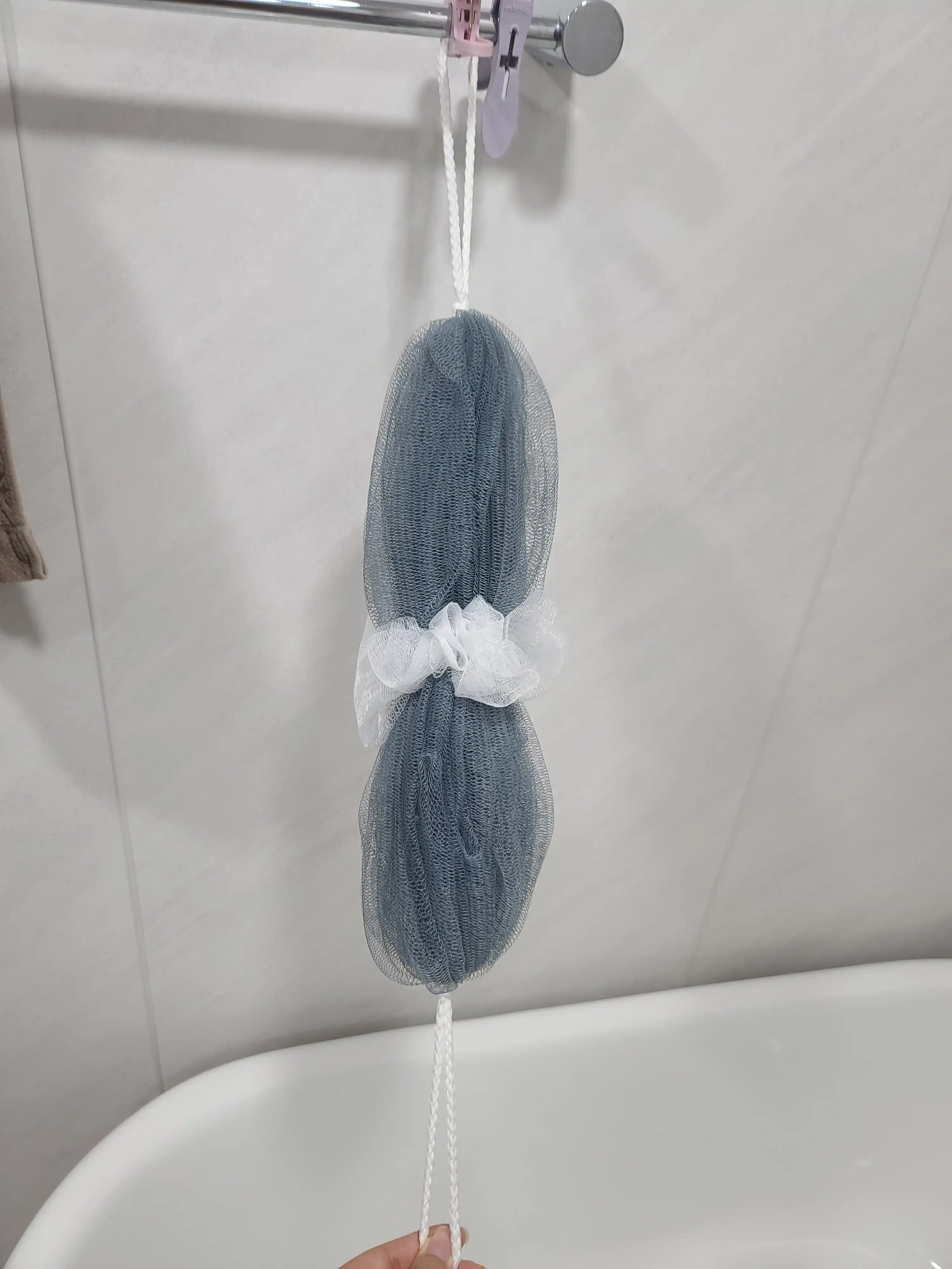 언니의파우치 리뷰 이미지 2 - [신축성 샤워볼]